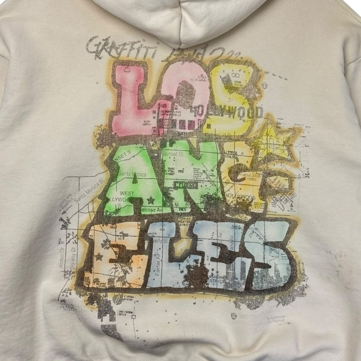The Great China Wall Y2K The Great China Wall ‘Graffiti Land??’ Zip Hoodie Size US M / EU 48-50 / 2 - 4 Thumbnail