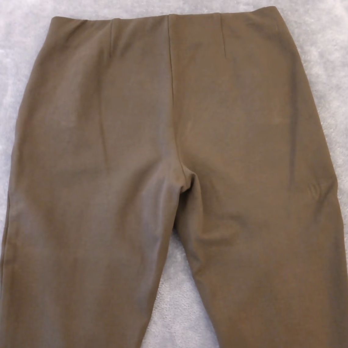 Vintage Chico's Pants Womens Size 1 Green Pull On Stretch Ankle 33x26 Mid Rise Straight Inseam 26 Elastic Waist Size 25" / US 0 / IT 36 - 7 Thumbnail