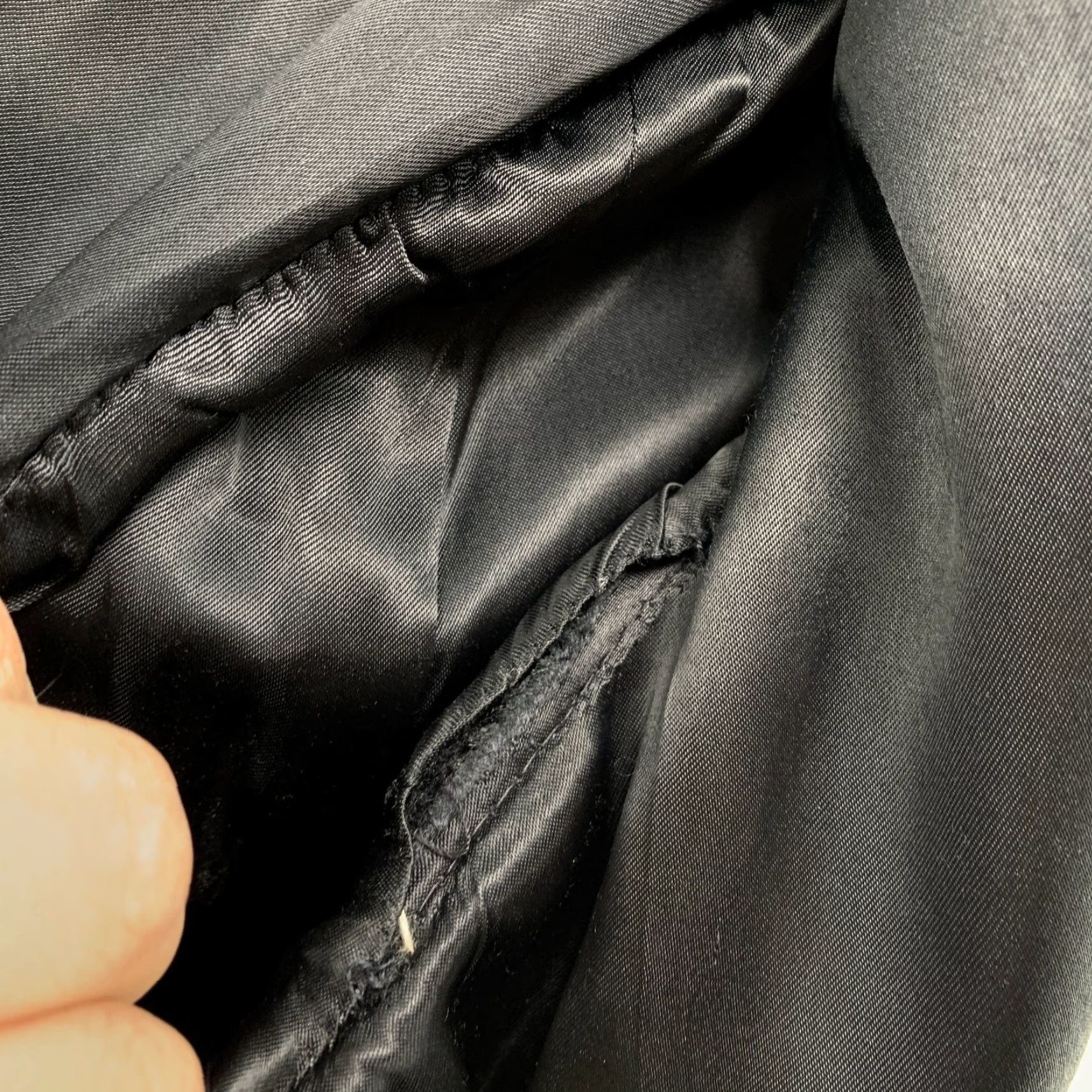 Doublet VINTAGE US Navy Peacoat Mens 42 Black Double Breasted Wool Coat Size US XS / EU 42 / 0 - 6 Thumbnail