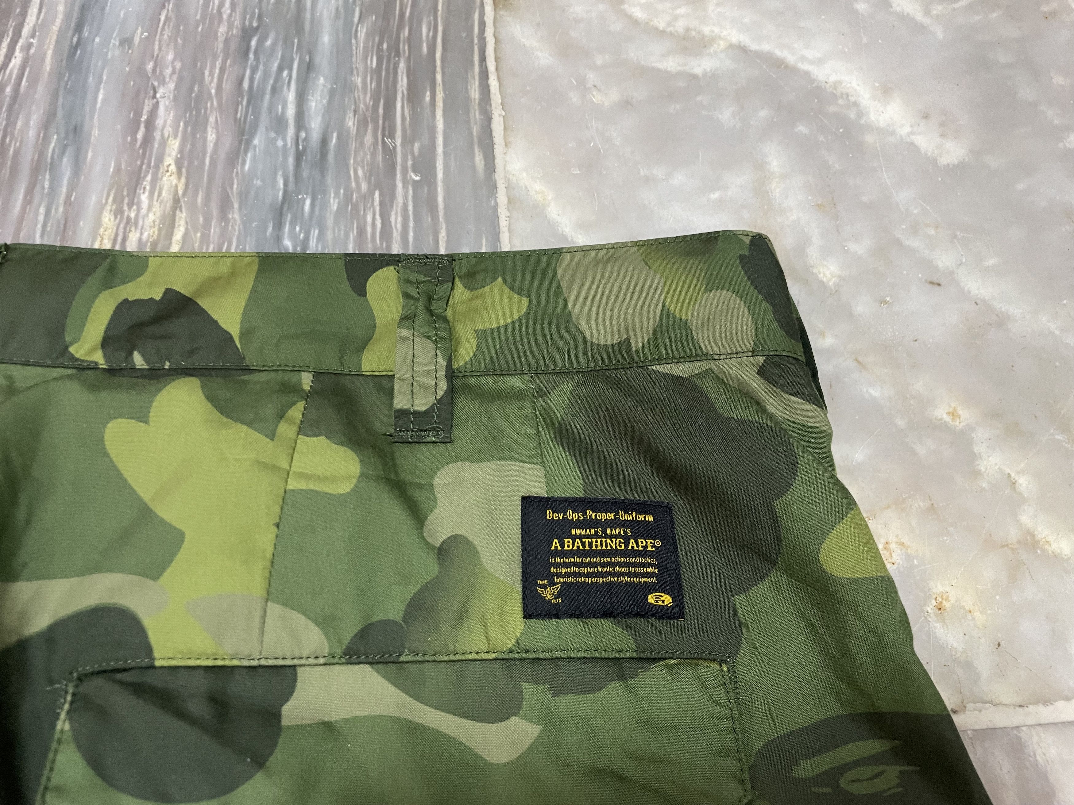 Bape Bape Color Camo Green - Cargo Cropped Nylon Pants Size US 34 / EU 50 - 11 Thumbnail