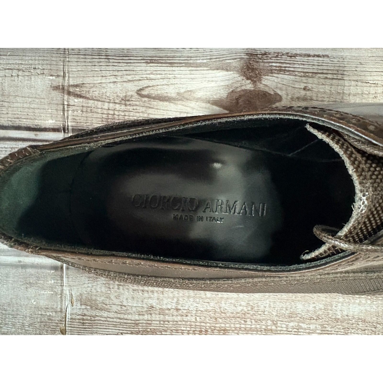 Giorgio Armani Giorgio Armani oxford leathe dress Shoes Size 10 US 44 EU co Size US 10 / EU 43 - 7 Thumbnail