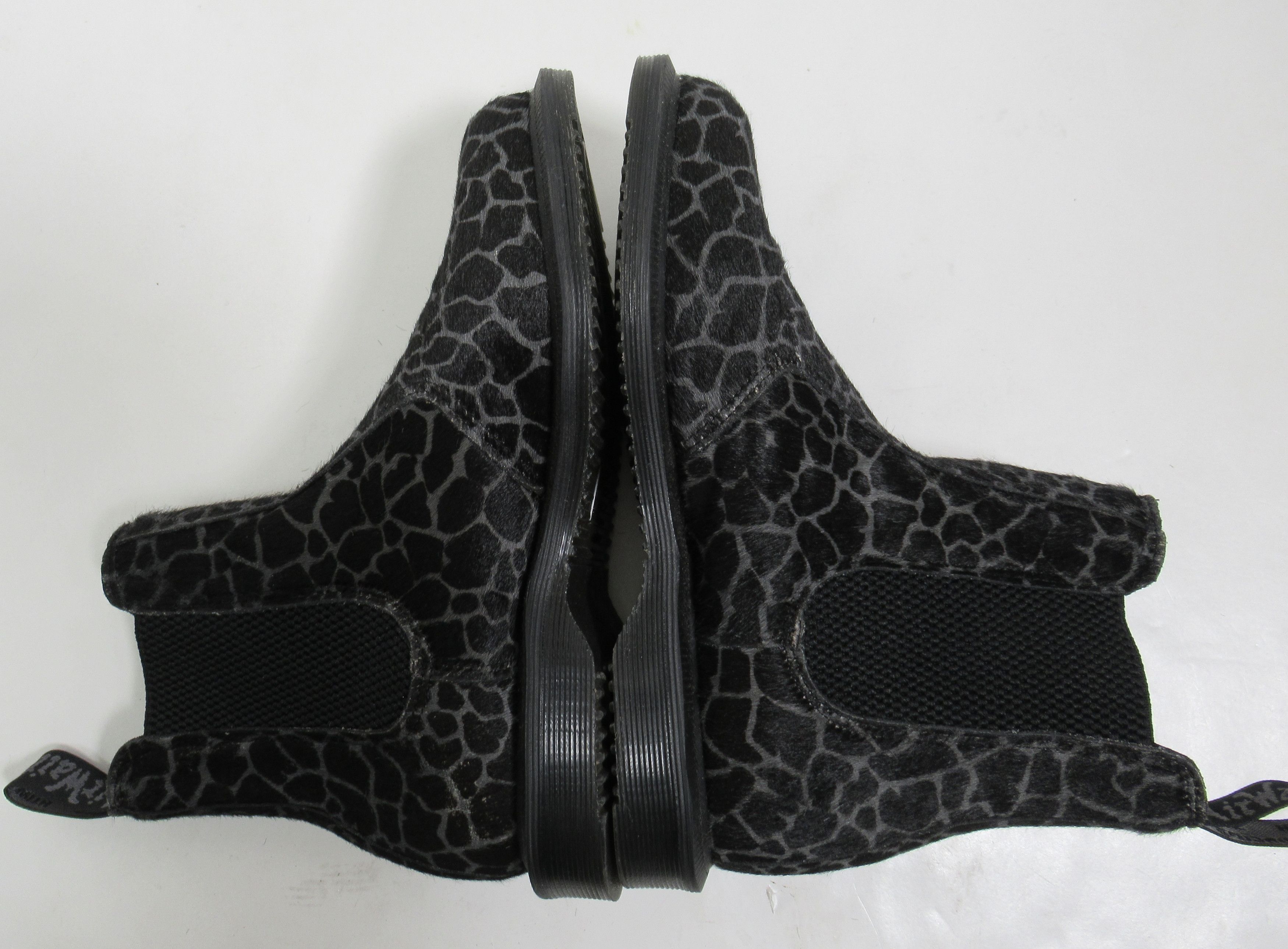 Dr. Martens Dr. Martens Flora Animal Print Chelsea Boots Black Grey Size US 6 / IT 36 - 10 Thumbnail