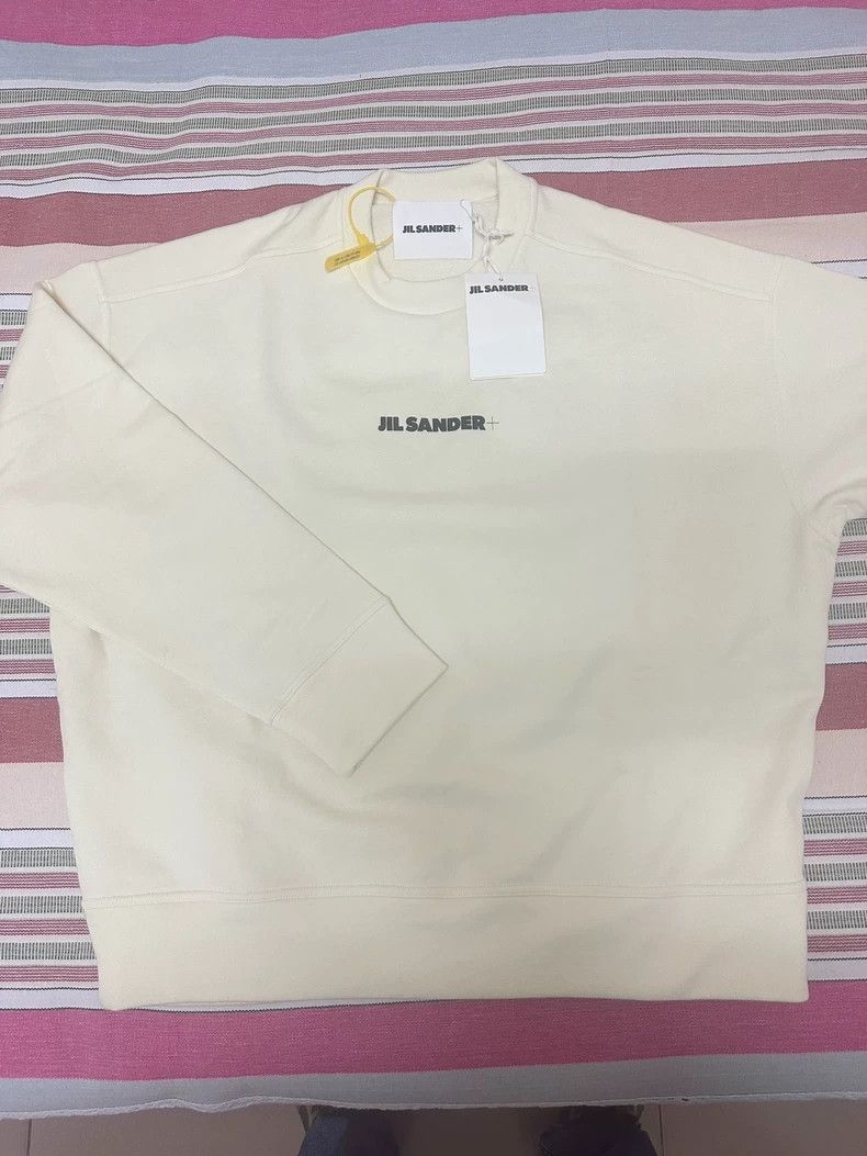 Jil Sander Jil Sander Logo round neck pullover hoodie Size S / US 4 / IT 40 - 1 Thumbnail