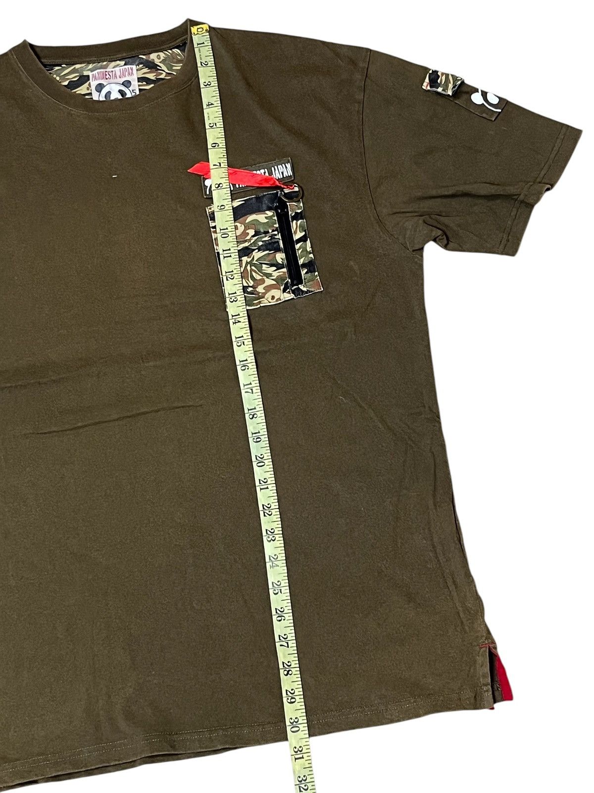 Japanese Brand JAPANESE BRAND PANDIESTA JAPAN POCKET ARMY T SHIRT Size US XL / EU 56 / 4 - 10 Thumbnail