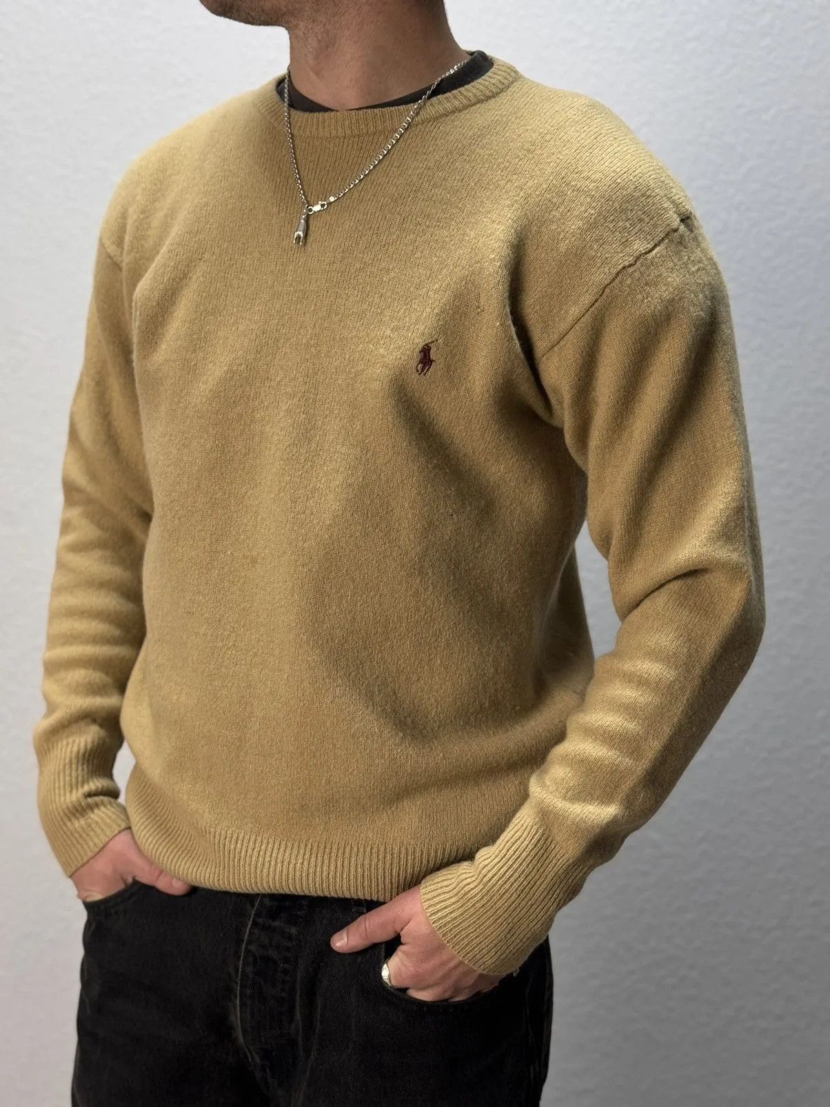 Polo Ralph Lauren FADED Polo Ralph Lauren Cable Knit cottone sweater Size US M / EU 48-50 / 2 - 1 Thumbnail