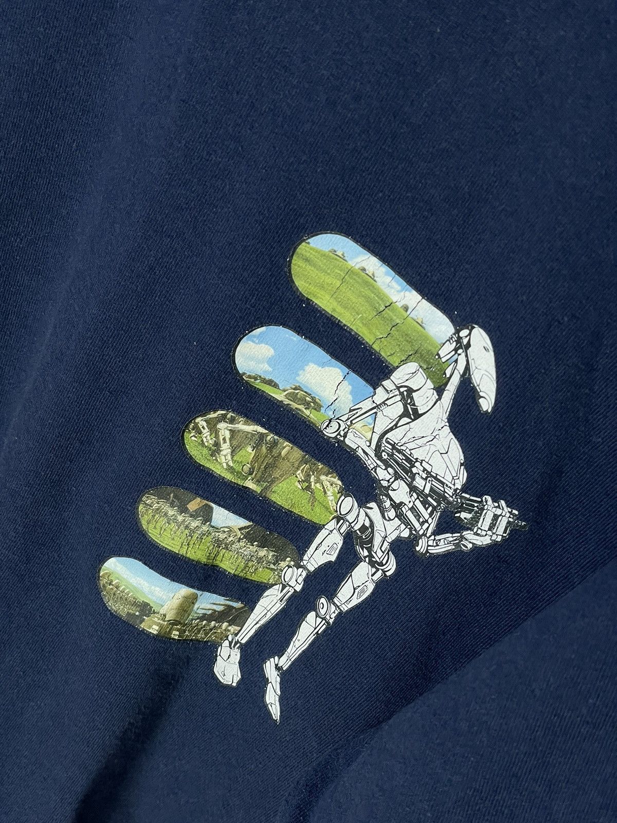 Cartoon Network × Vintage Star Wars 90s Logo Vintage T Shirt Movie Cartoon Liquid Size US L / EU 52-54 / 3 - 8 Thumbnail
