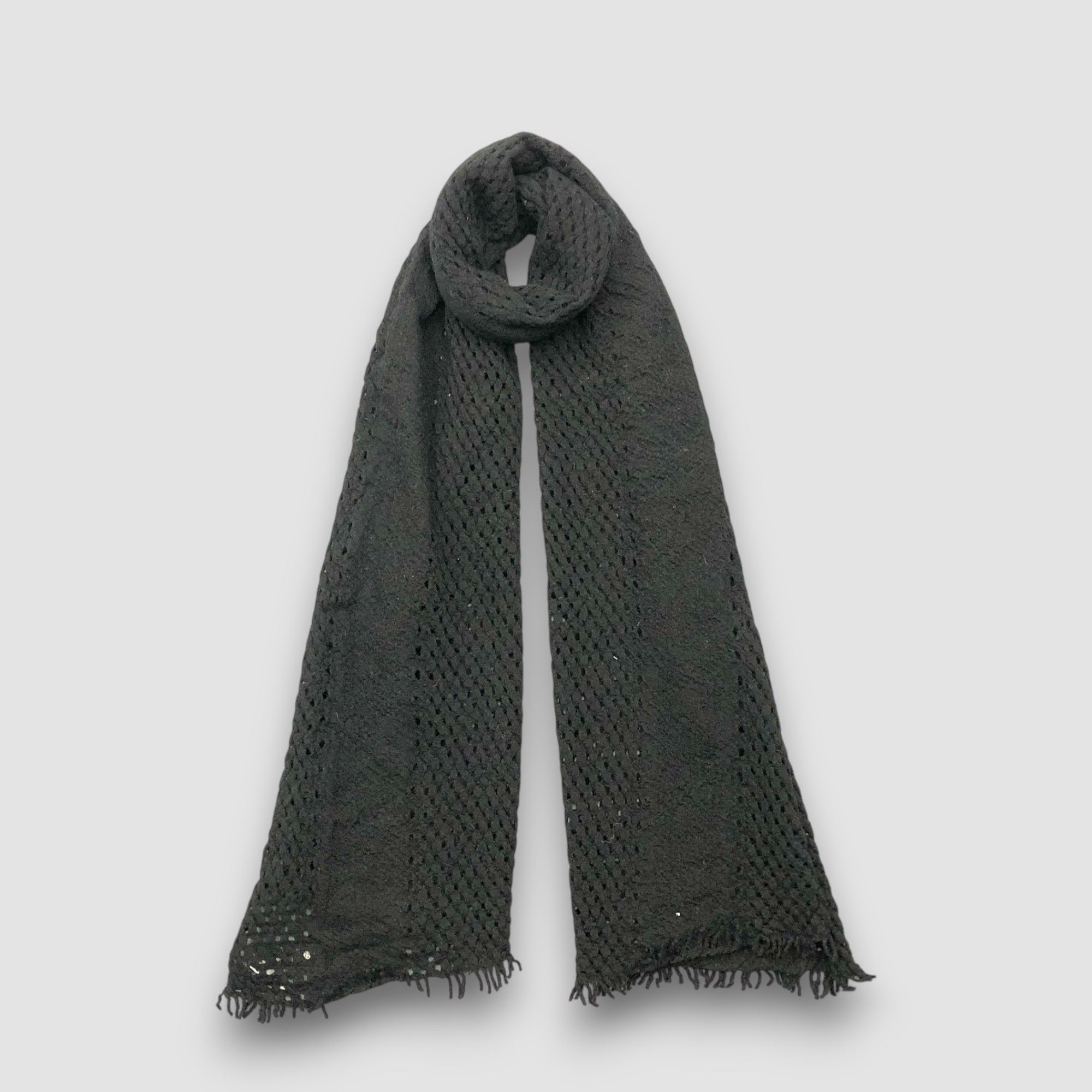 Zucca Vintage Zucca de Cabane Scarf Muffler Wool Winter Scarves Size ONE SIZE - 1 Thumbnail