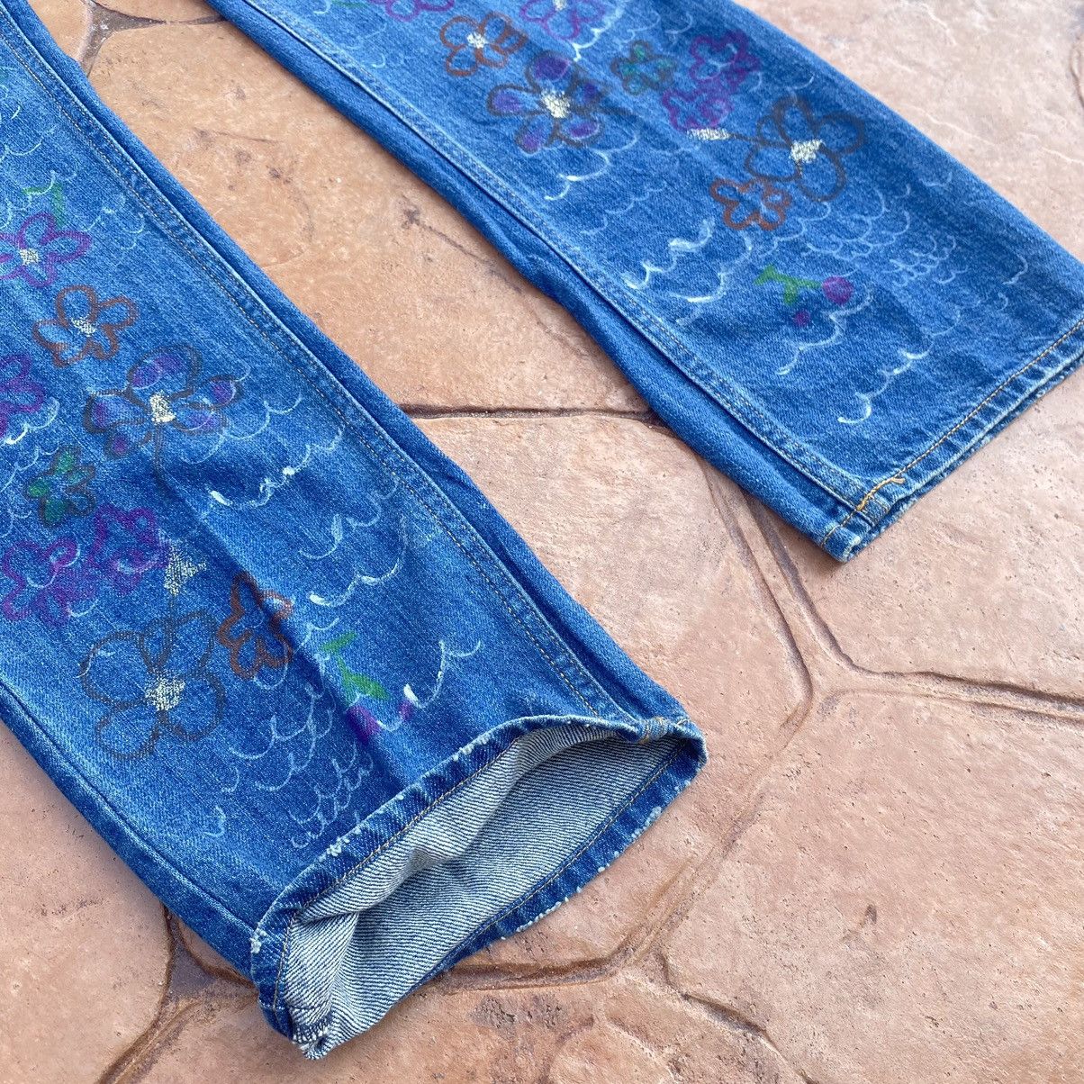 Issey Miyake Vintage Tsumori Chisato Issey Miyake Jeans ERD GRUNGE PANT Size US 33 - 5 Thumbnail
