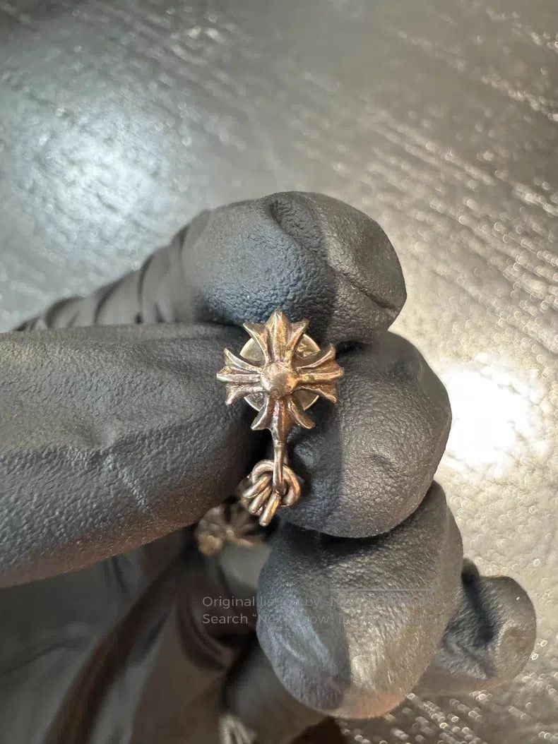 Chrome Hearts CHROME HEARTS Hexagram Cross Flower Stud Earrings Size ONE SIZE - 3 Thumbnail