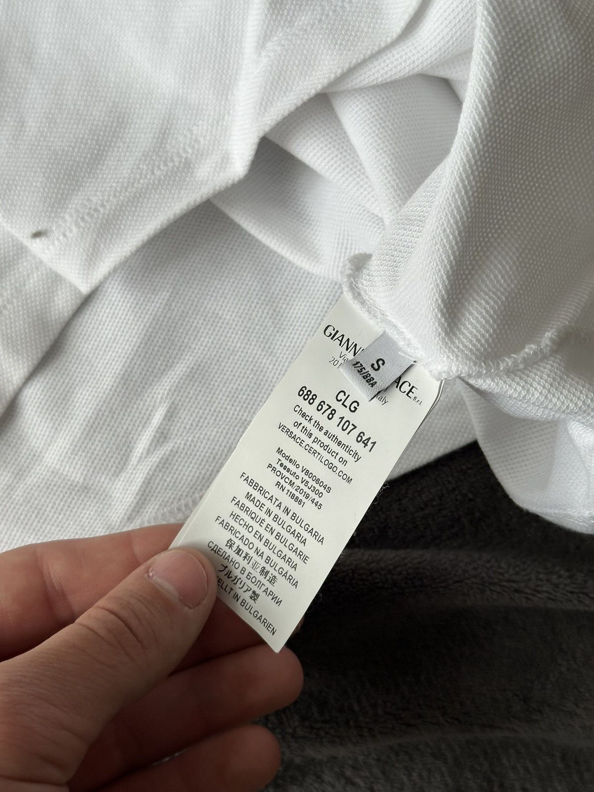 Versace Versace Polo Medusa Logo Premium Tee Size US S / EU 44-46 / 1 - 7 Thumbnail