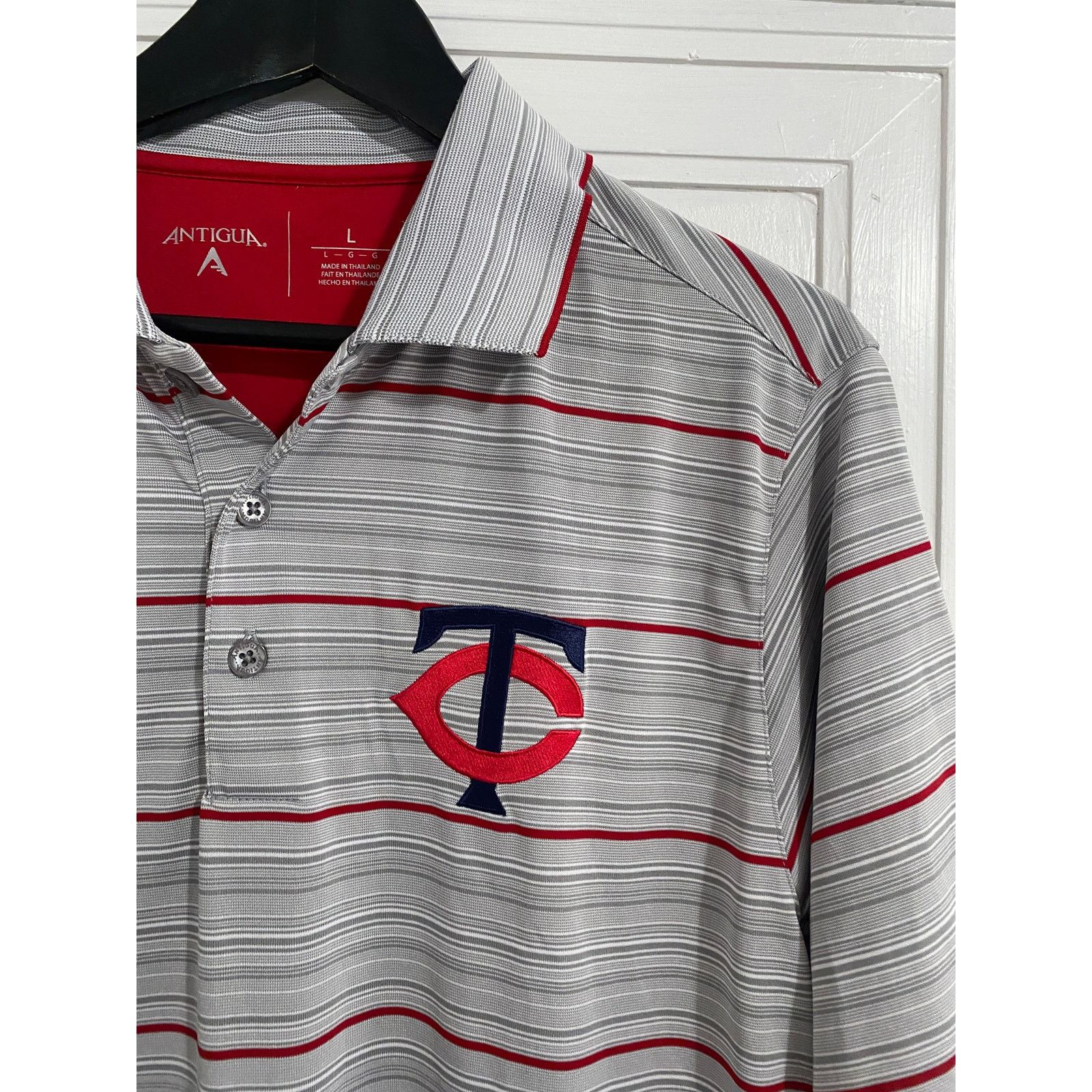 Antigua Minnesota Twins MLB Baseball Polo Men's Size Large Size US L / EU 52-54 / 3 - 2 Thumbnail