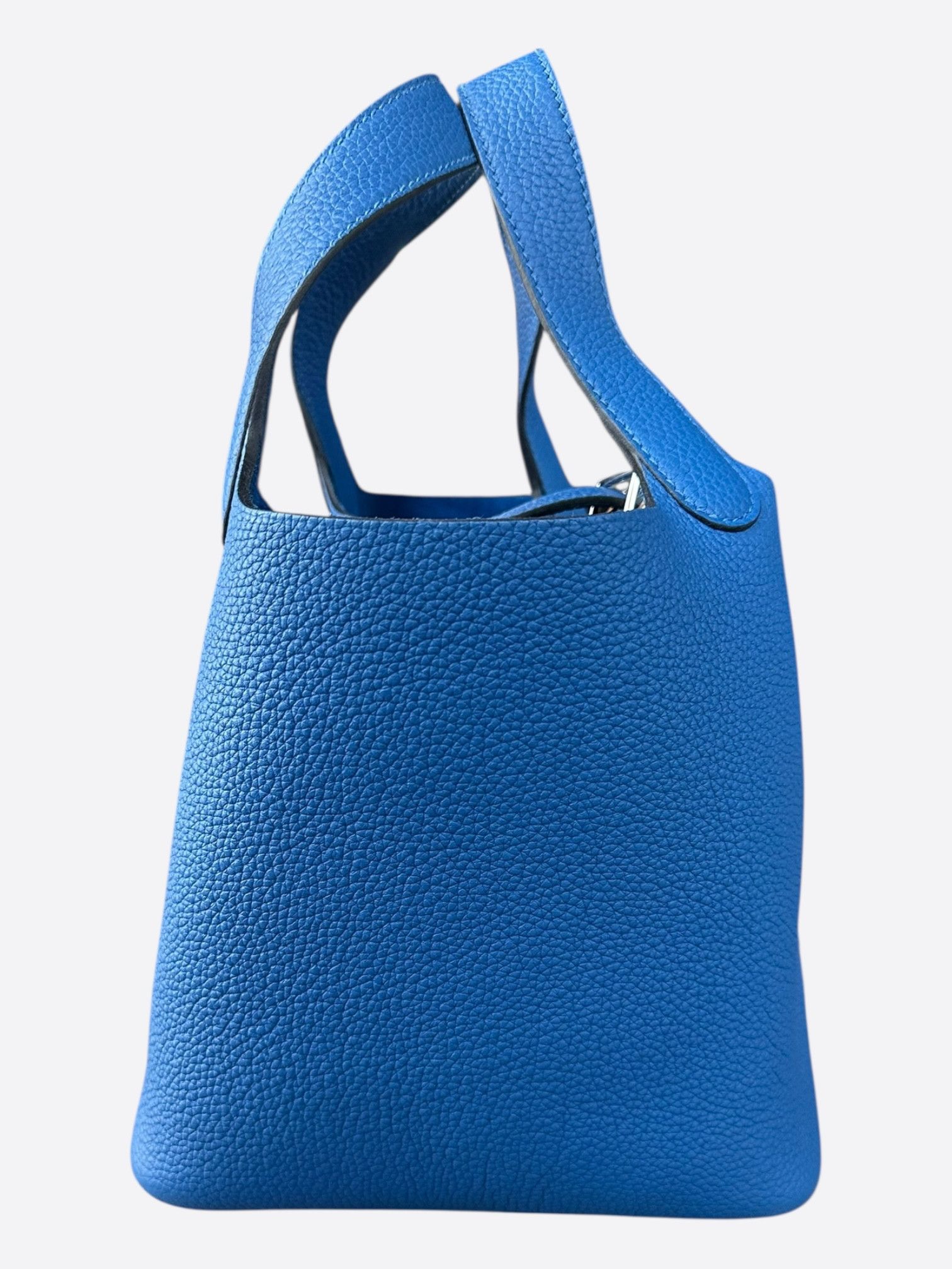 Hermes Hermes Bleu France Clemence Picotin 18 Size ONE SIZE - 2 Thumbnail