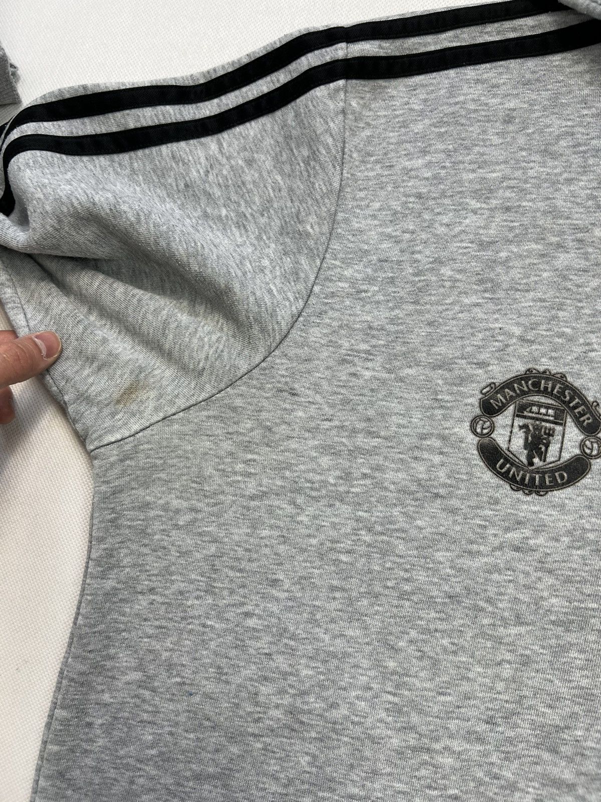 Adidas Hoodie Adidas Manchester United Football Vintage Size US L / EU 52-54 / 3 - 4 Thumbnail