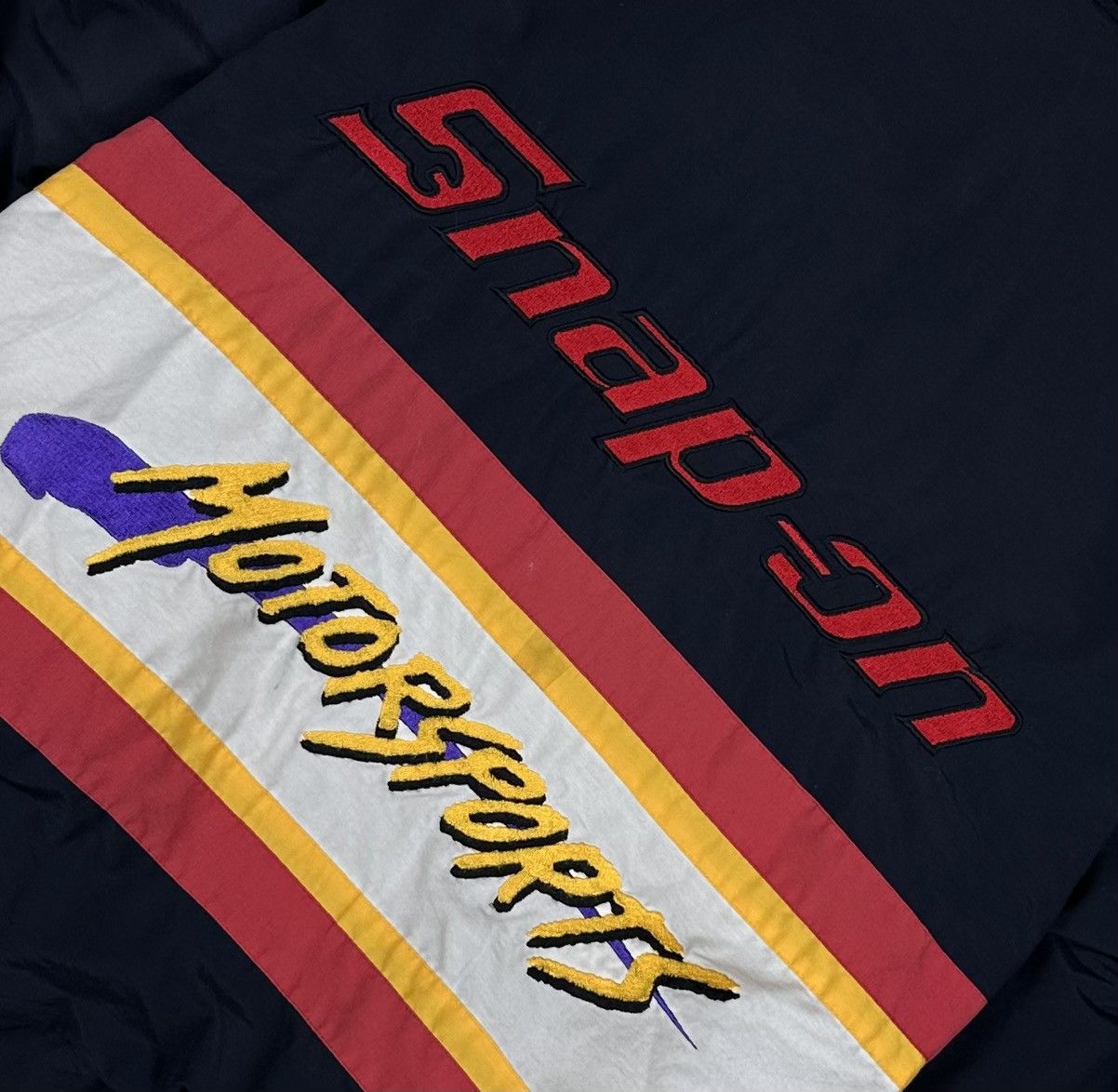 Japanese Brand × Vintage SNAP-ON Racing MotorSport Hooded jacket🔥 Size US L / EU 52-54 / 3 - 9 Thumbnail