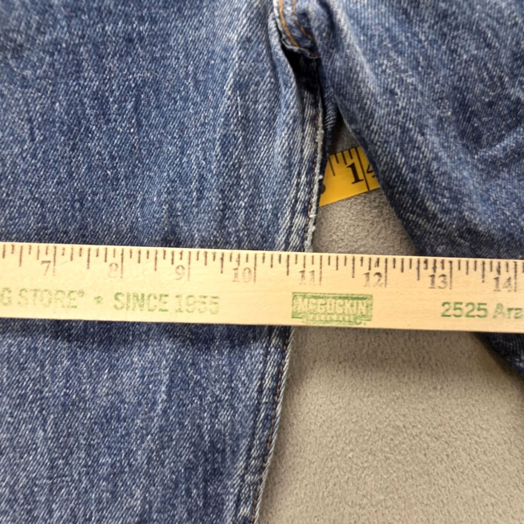 Levi's VTG Levi's 501 Jeans Mens Blue Regular 30x28 Distressed Denim 80s USA Made Button Pockets Logo Vintage Mens Size US 30 / EU 46 - 6 Thumbnail