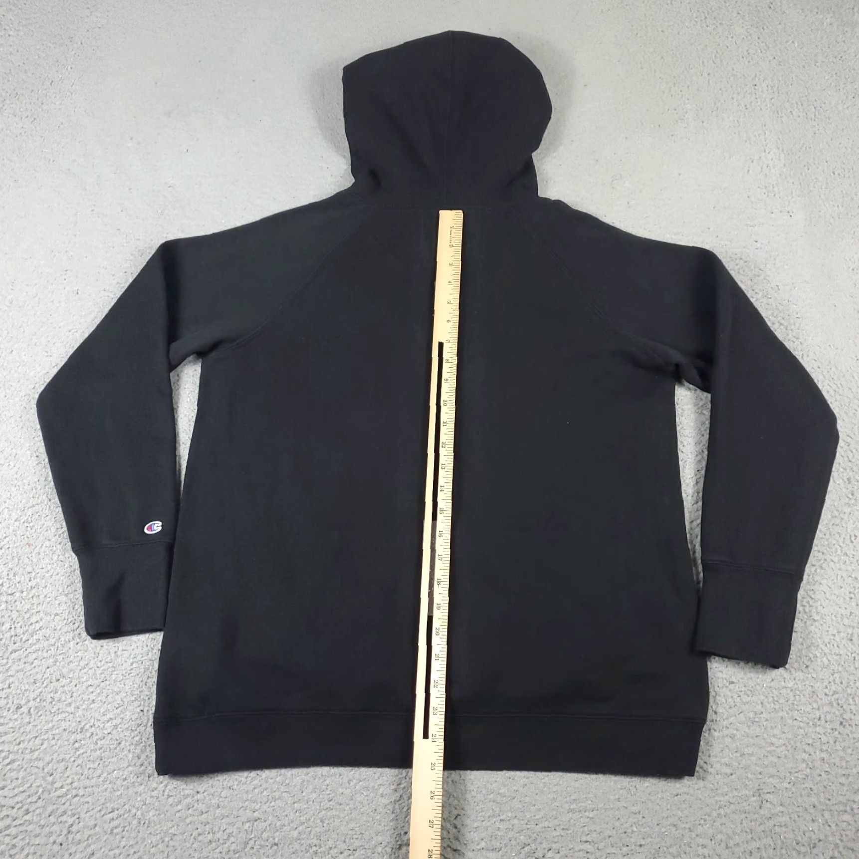 Champion VINTAGE Champion Hoodie Pullover Adult Large Black Casual Men’s Fleece Logo Sweatshirt Size US L / EU 52-54 / 3 - 6 Thumbnail