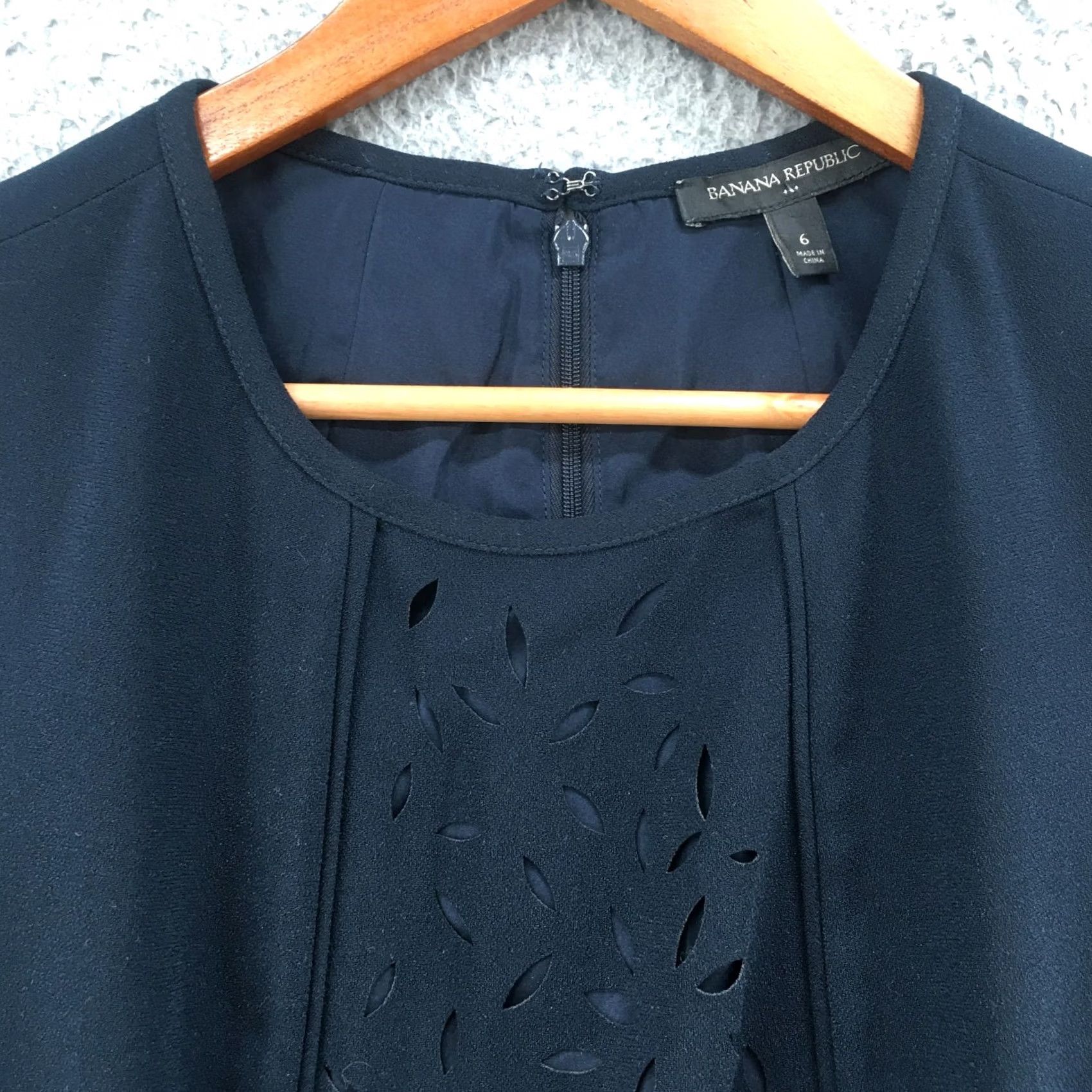 Banana Republic Banana Republic Blouse Womens 6 Blue Sleeveless Peplum Formal Pullover Shirt Size M / US 6-8 / IT 42-44 - 3 Thumbnail