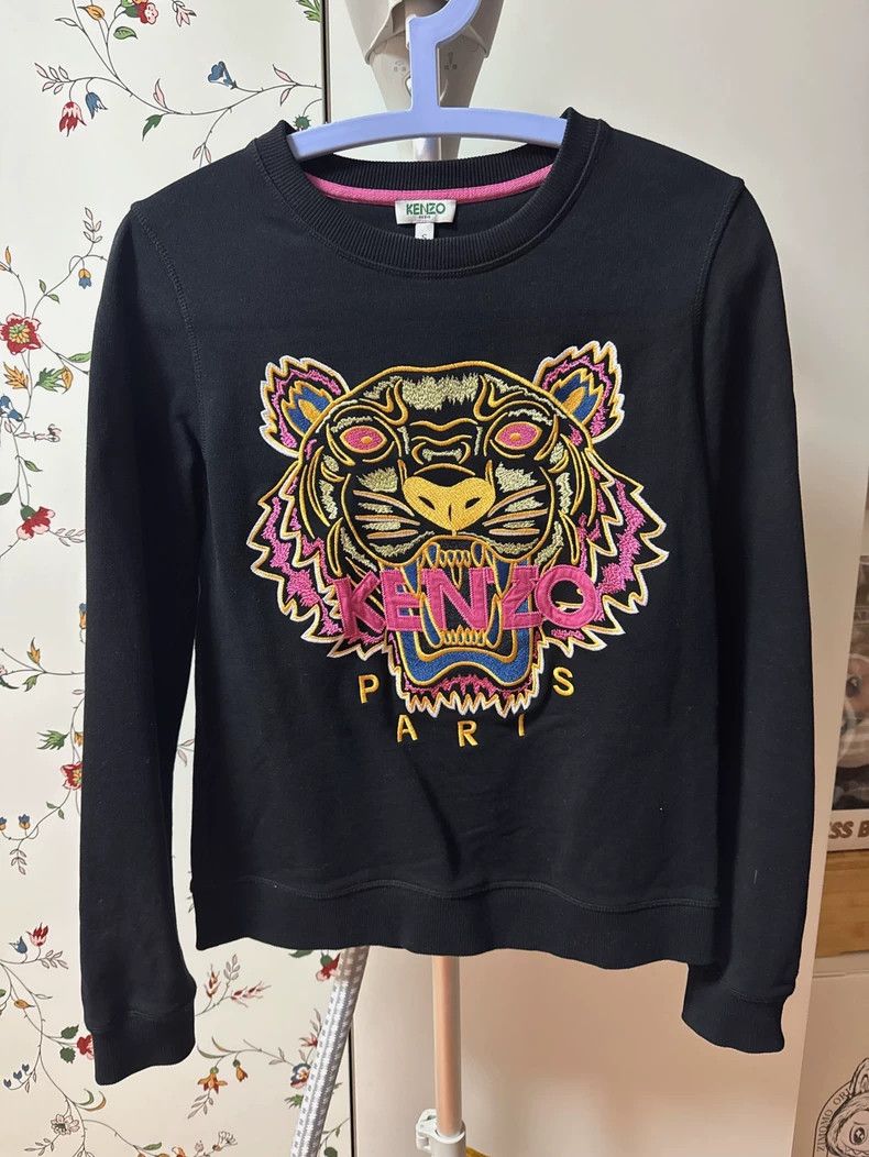 Kenzo KENZO Tiger Head Sweatshirt Size S / US 4 / IT 40 - 1 Thumbnail