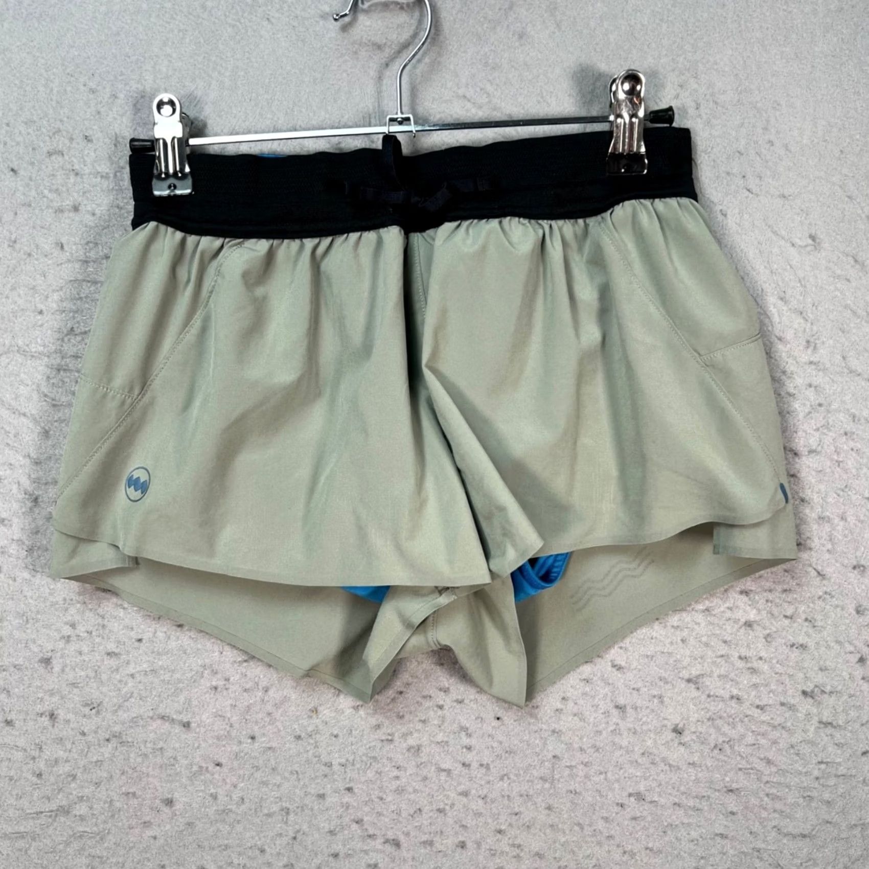 Vintage Janji Womens XS Running Shorts Sage Green w/ Inner Liner Athletic Gym Size 26" / US 2 / IT 38 - 2 Thumbnail