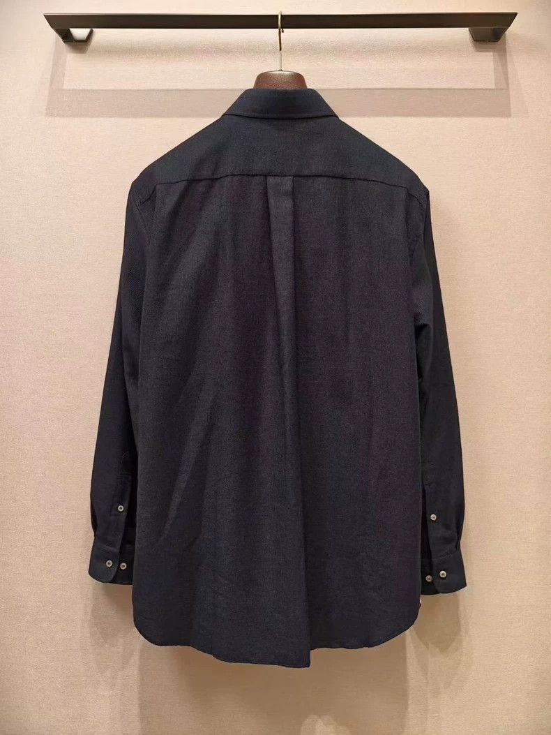 Loro Piana LORO PIANA Cashmere blend shirt Size L / US 10 / IT 46 - 3 Thumbnail
