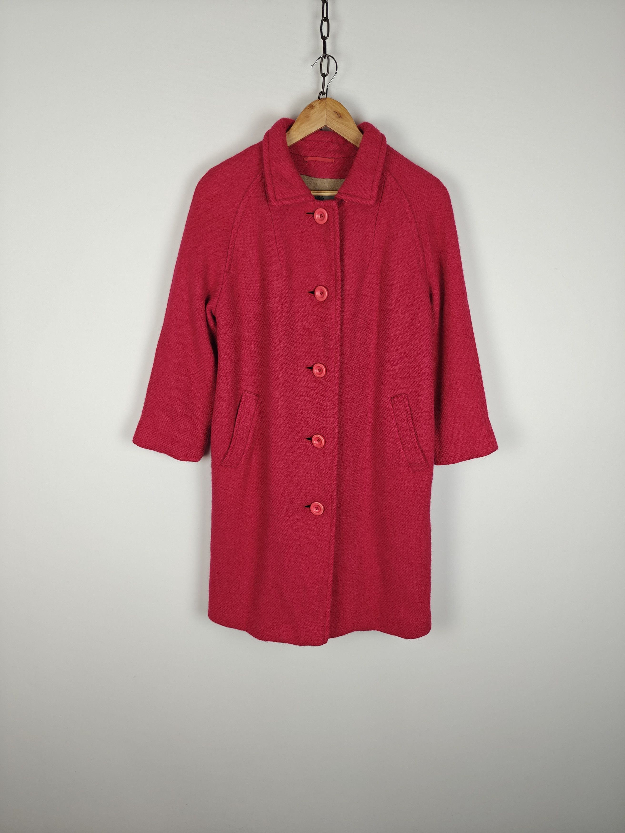 Aquascutum Aquascutum VTG Wool Coat Jacket Pink size M Size M / US 6-8 / IT 42-44 - 1 Thumbnail