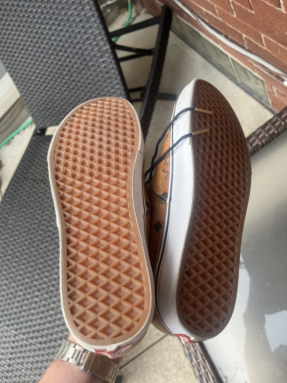 MCM × Vans Custom Made MCM Vans Size US 12 / EU 45 - 11 Thumbnail