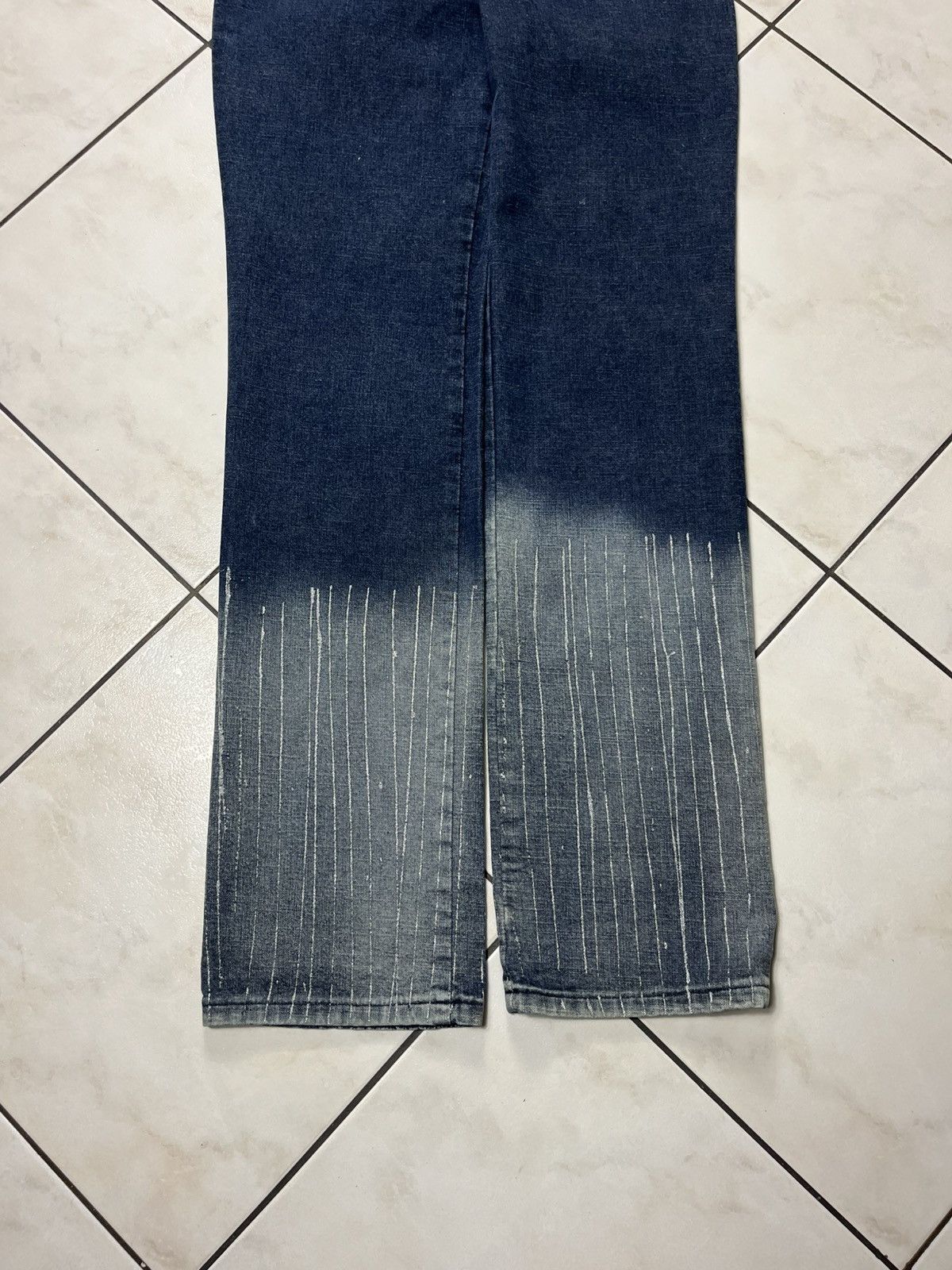 Versace × Versace Jeans Couture × Vintage Vintage Versace Jeans Couture denim pants shiny soaked dip Size 30" / US 8 / IT 44 - 5 Thumbnail