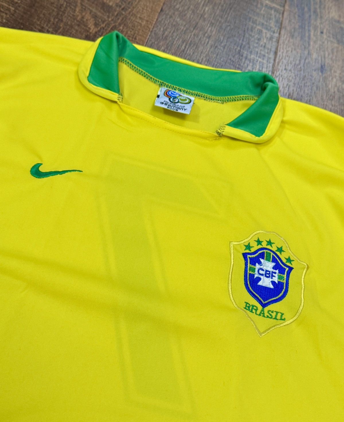 Nike Brazil National Football Soccer Team Home 2008 Jersey Shirt Size US M / EU 48-50 / 2 - 5 Thumbnail