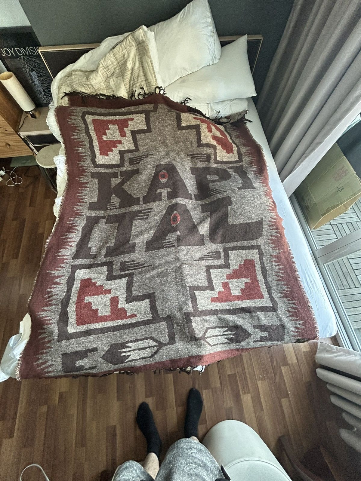 Kapital Kapital Blanket Brown/Red Size ONE SIZE - 1 Thumbnail