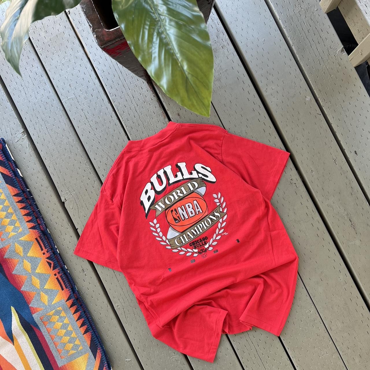 NBA × Vintage Chicago Bulls Vintage T Shirt Size US XL / EU 56 / 4 - 1 Thumbnail