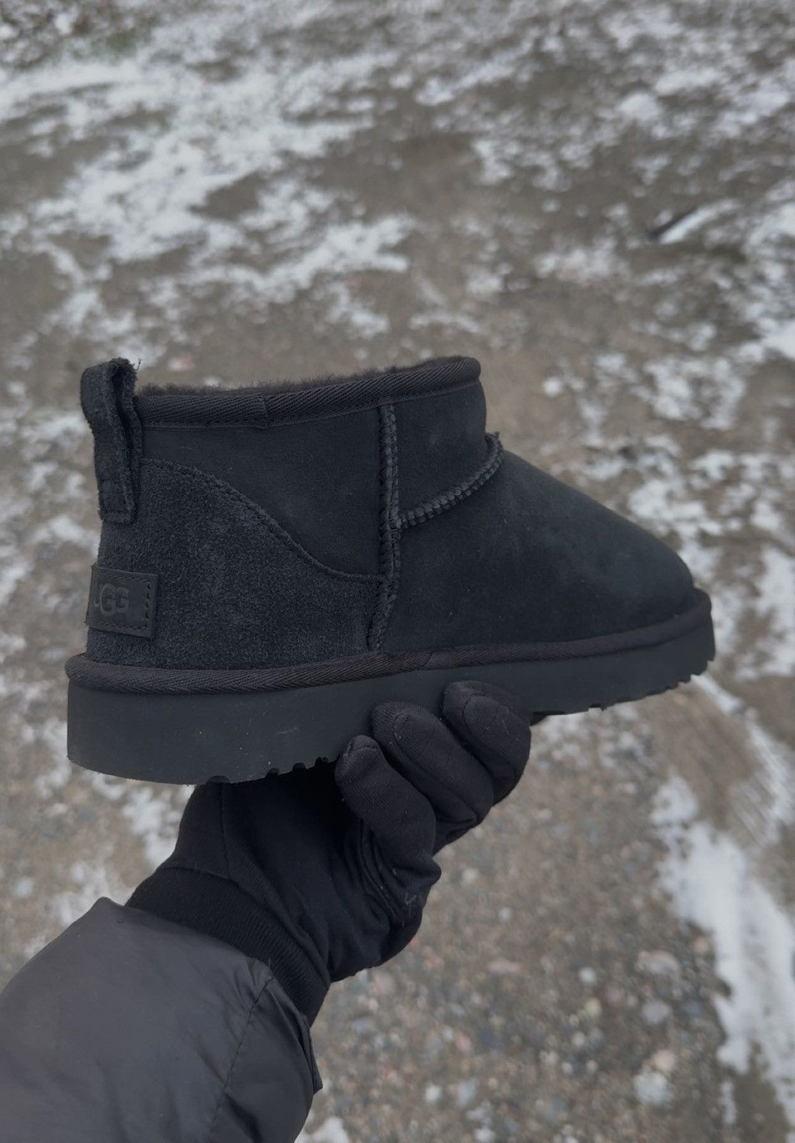 Ugg Women’s Black UGG Classic Mini Ultras, Size 9 Size US 9 / IT 39 - 3 Thumbnail