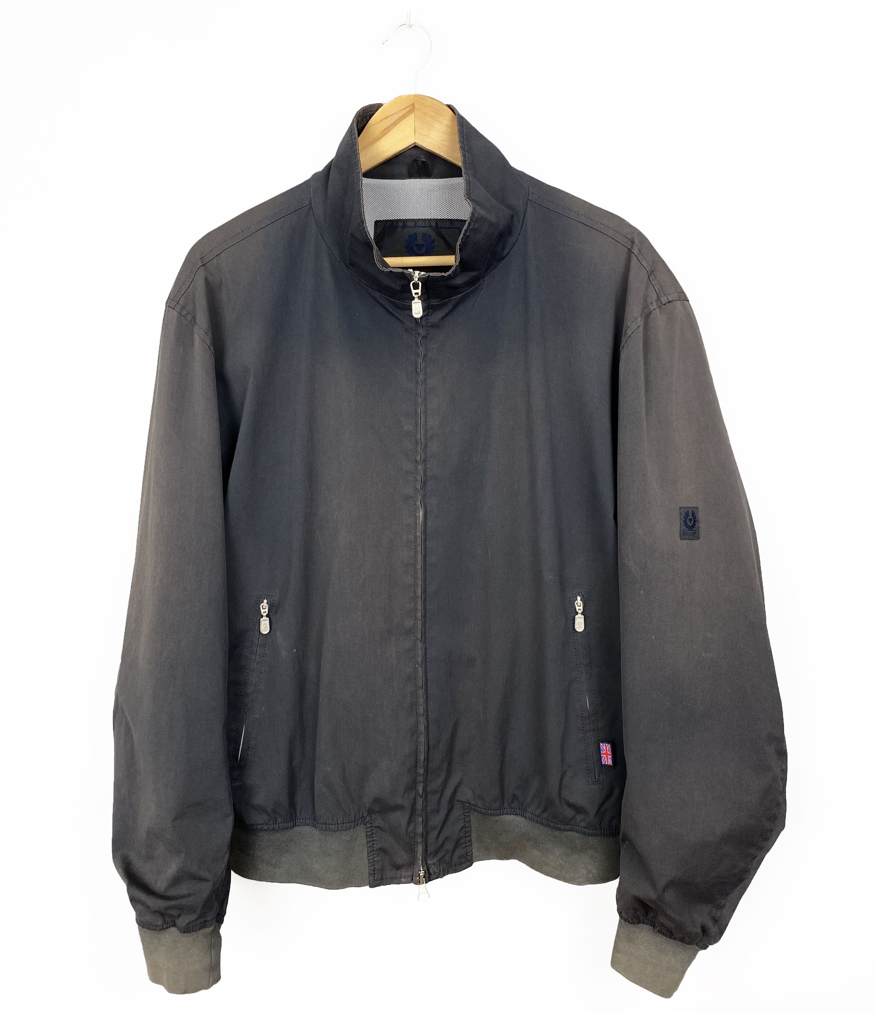 BELSTAFF Vintage Bomber Jacket Sun Faded Made in Italy