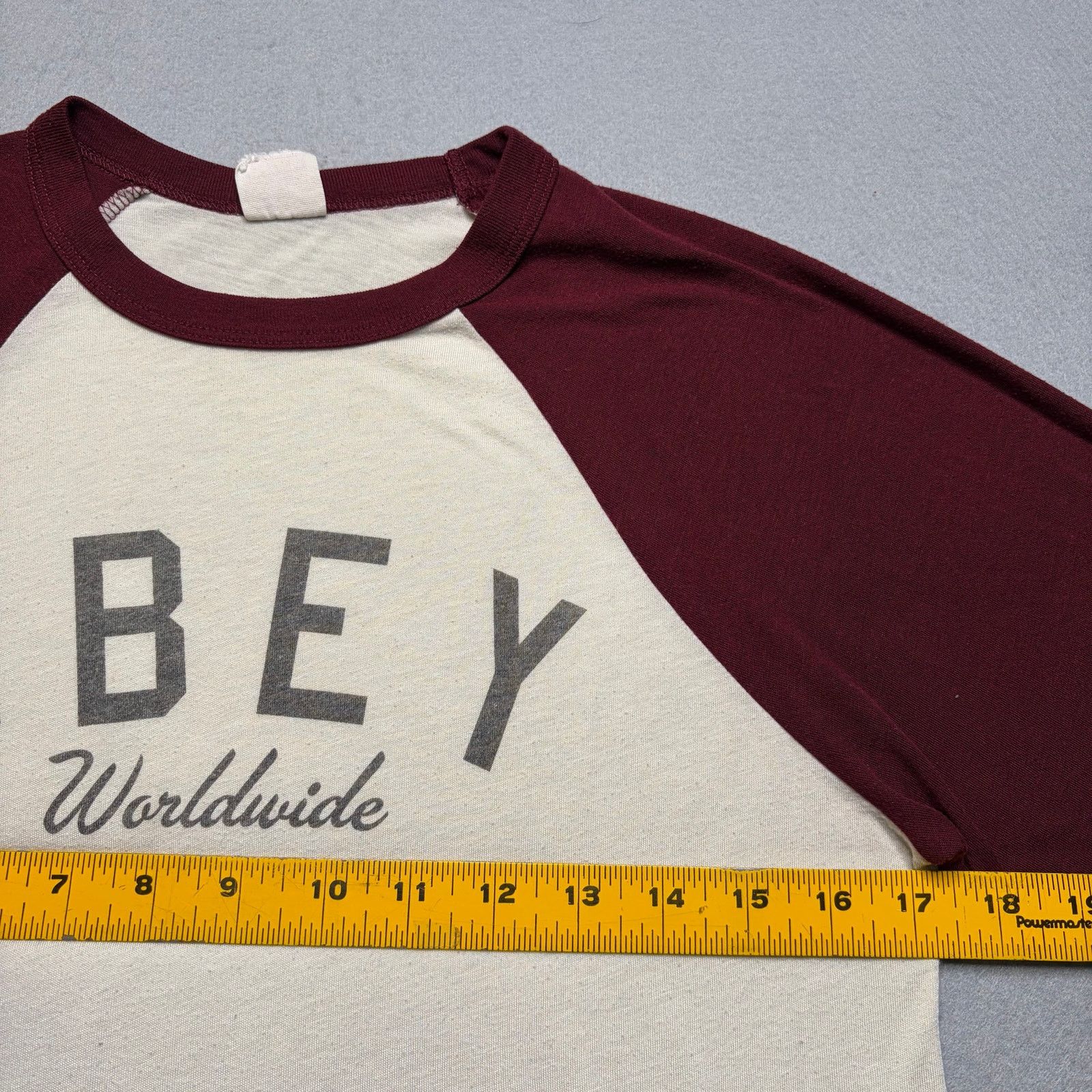Obey Obey Worldwide Propaganda Raglan Shirt Mens S USA 3/4 Sleeve Size US S / EU 44-46 / 1 - 6 Thumbnail