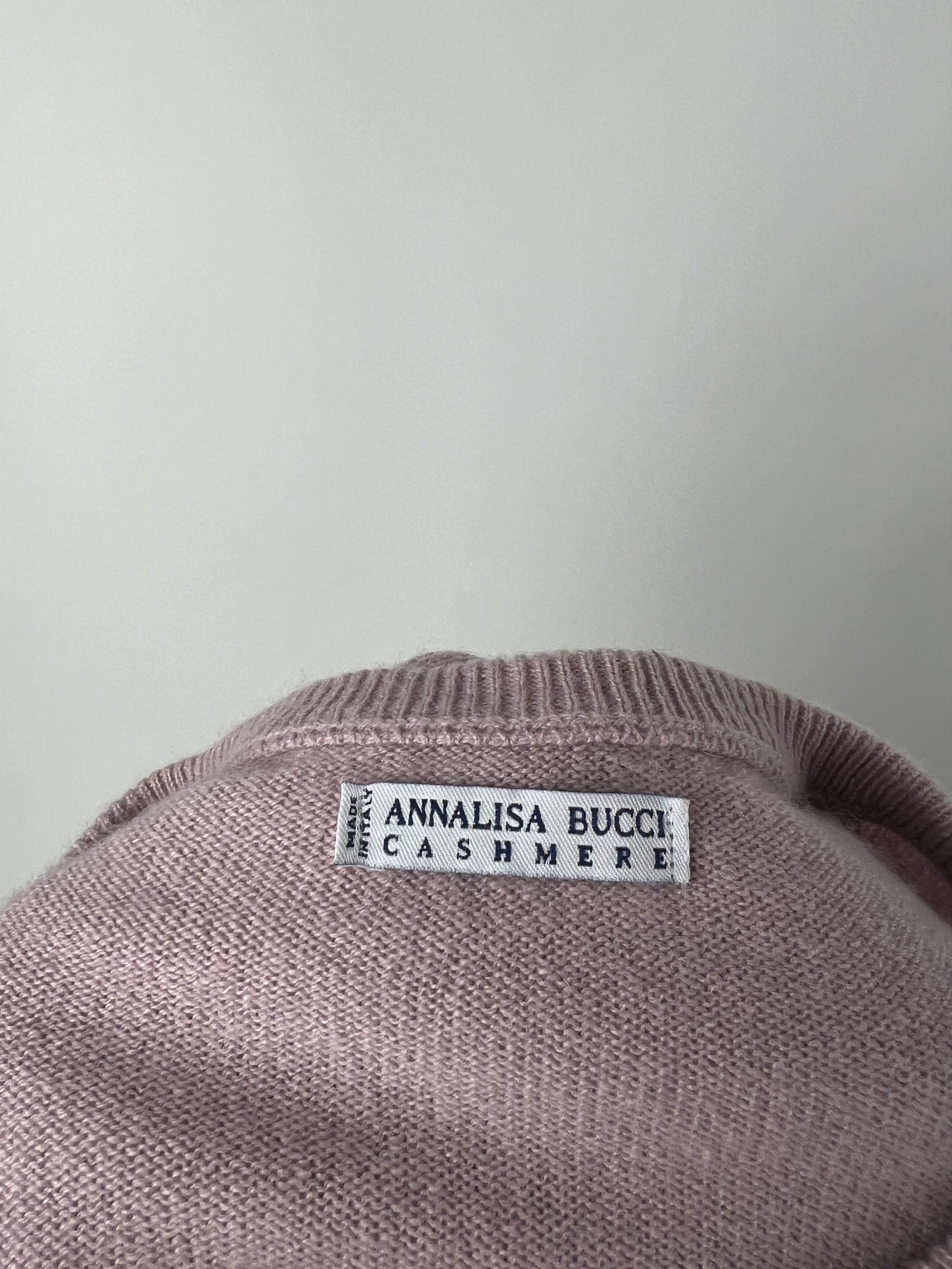 Other Annalisa Bucci Women's 100% Cashmere Cardigan Size IT42 Size M / US 6-8 / IT 42-44 - 6 Thumbnail