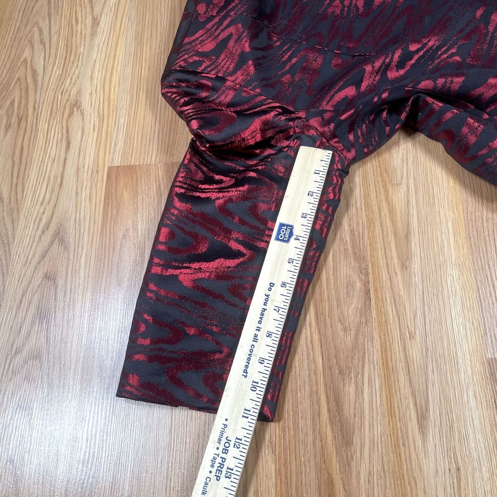 Vintage VINTAGE Danillo Blazer Woman’s 12 Red Black 100% Polyester Lined Jacket Coat Open NWT - Womens Blazer Jacket, Red Black, 12, Polyester, Open, NWT Size XL / US 12-14 / IT 48-50 - 7 Thumbnail