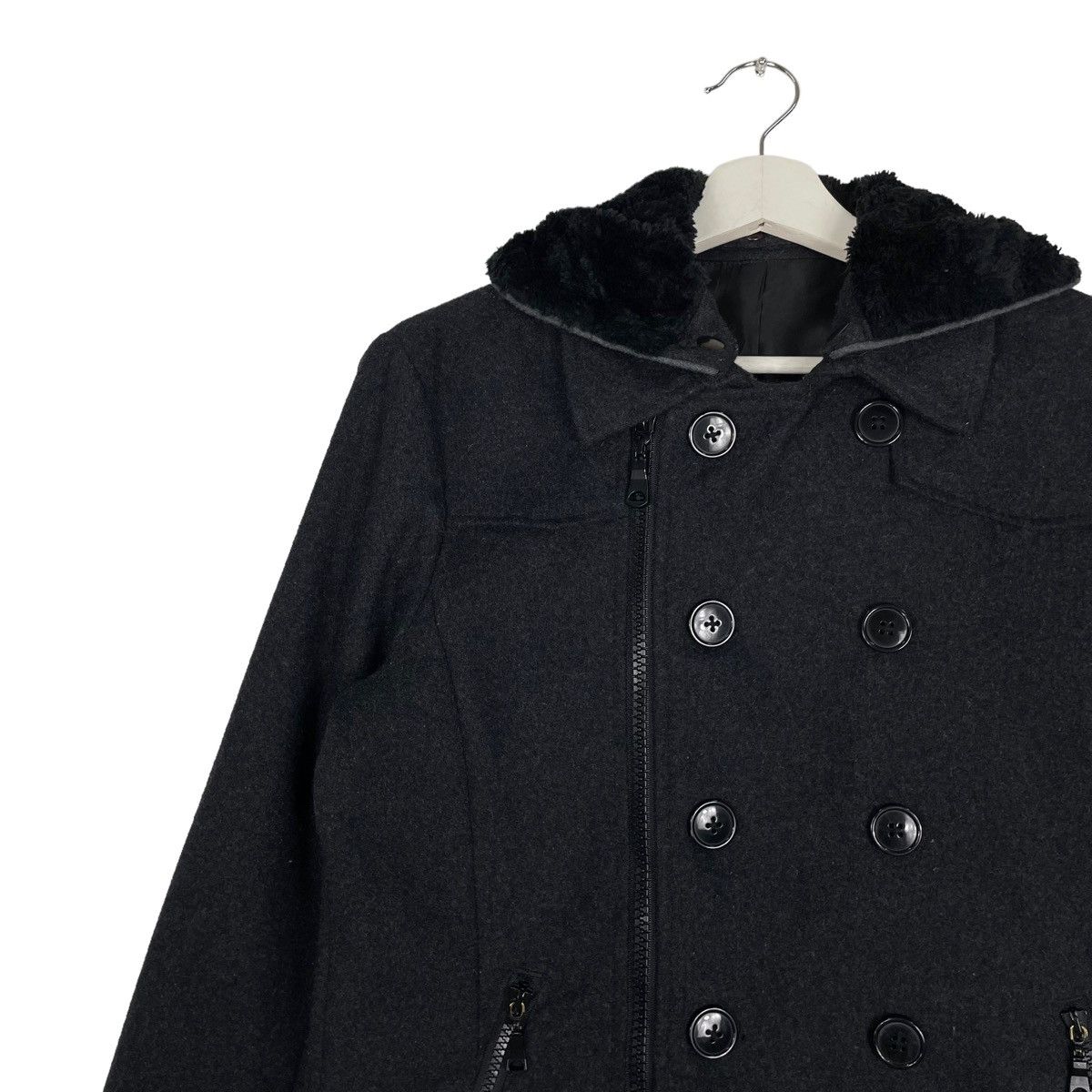 Hysteric Glamour × Japanese Brand × semanticdesign 💥SEMANTIC DESIGN JAPAN BONDAGE WOOL JACKET Size US M / EU 48-50 / 2 - 7 Thumbnail