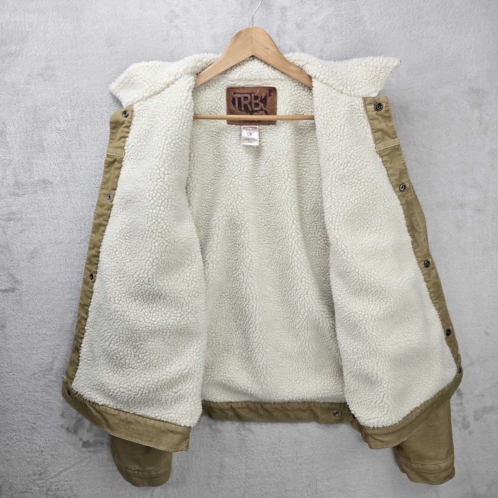 True Religion True Religion Daltry Sherpa Lined Jacket Fits XL Trucker Size US XL / EU 56 / 4 - 5 Thumbnail