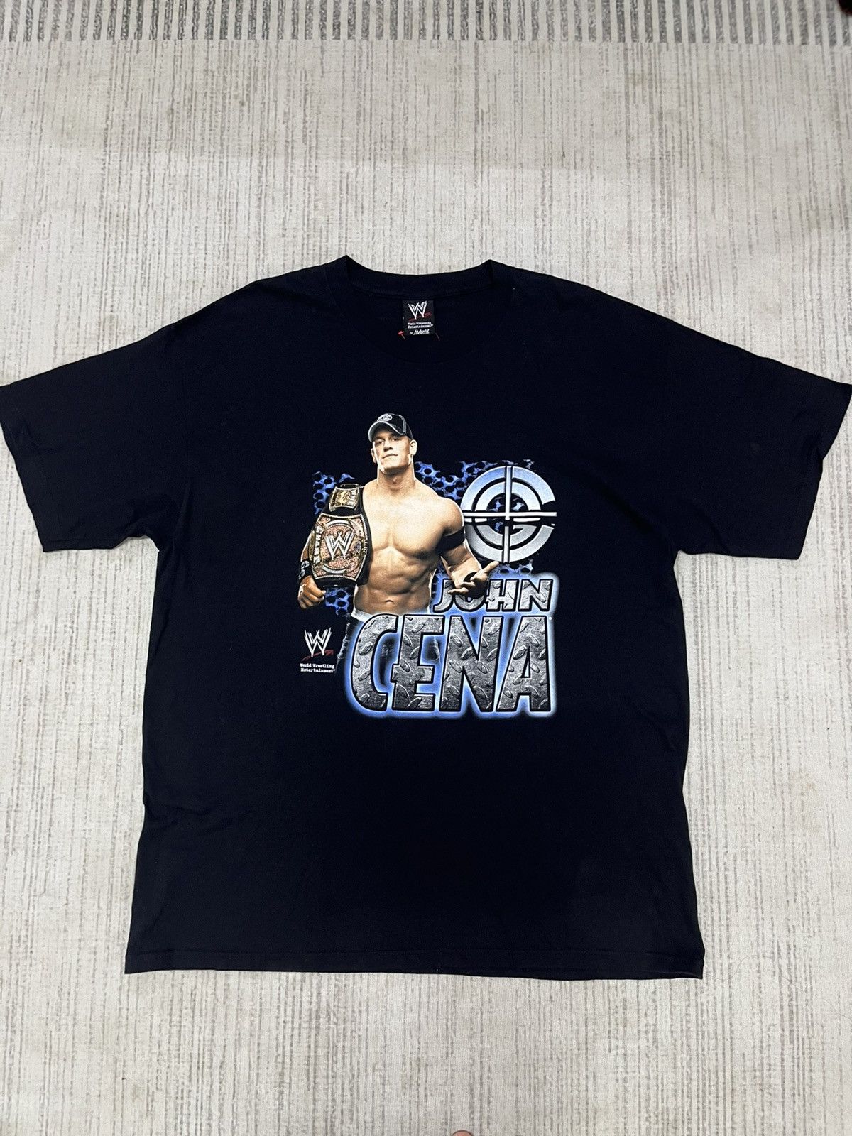 WWE Vintage y2k made in usa john cena tshirt Size US XL / EU 56 / 4 - 1 Thumbnail