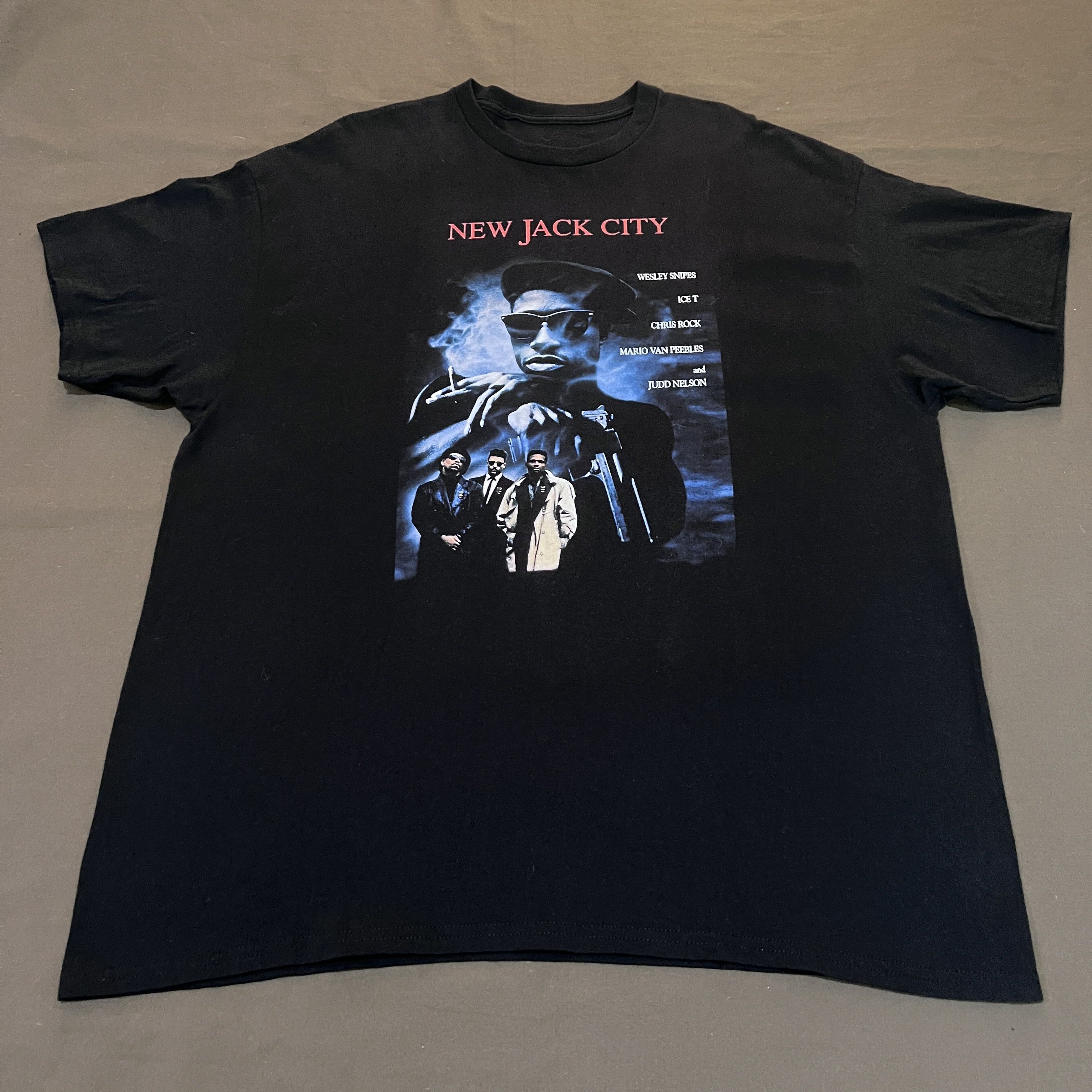 Vintage Vintage Y2K New Jack City Wesley Snipes Promo Tee 2XL Size US XXL / EU 58 / 5 - 2 Thumbnail