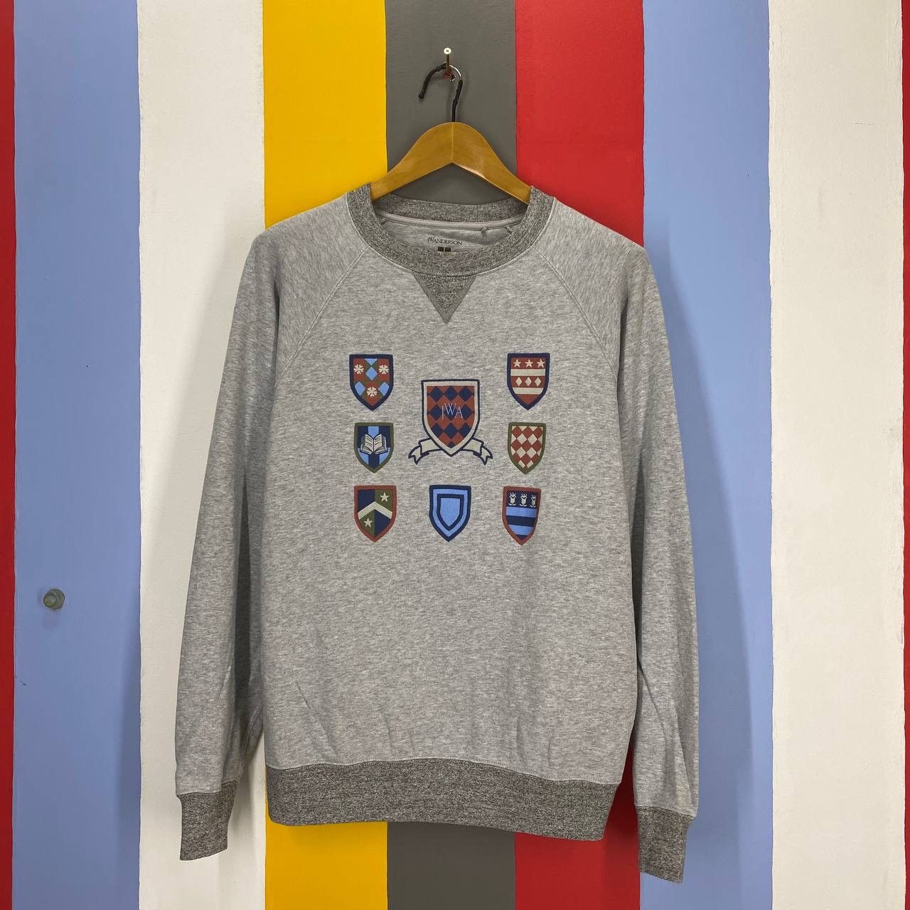 JW Anderson × Uniqlo J.W. ANDERSON x UNIQLO Crew Neck Sweatshirt #2197/21 Size US M / EU 48-50 / 2 - 1 Thumbnail