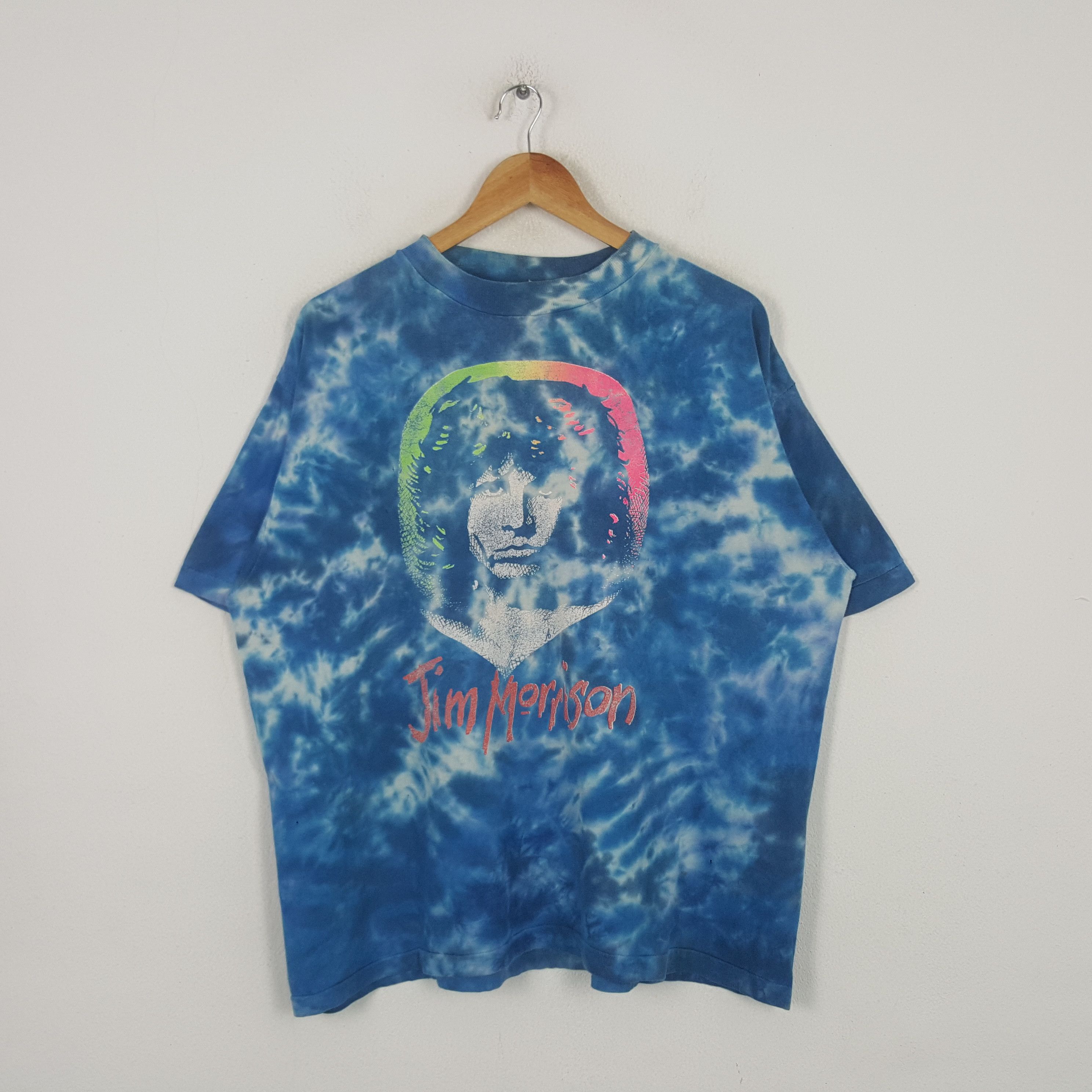 Band Tees Vintage Jim Morison American Solo Singer Tiedye Tshirt RR1 Size US XXL / EU 58 / 5 - 1 Thumbnail