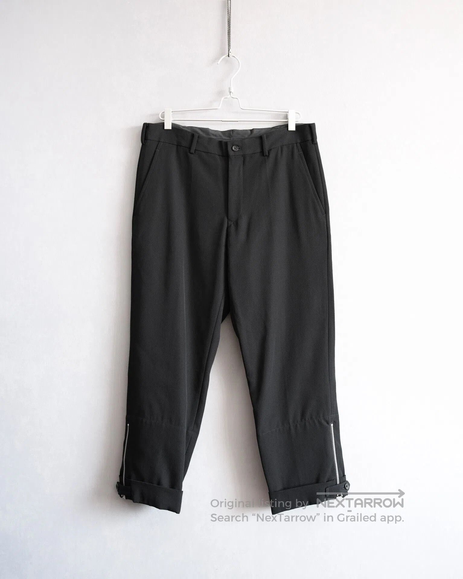 Yohji Yamamoto Yohji Yamamoto Zip Detail Trousers. Size US 28 / EU 44 - 1 Thumbnail