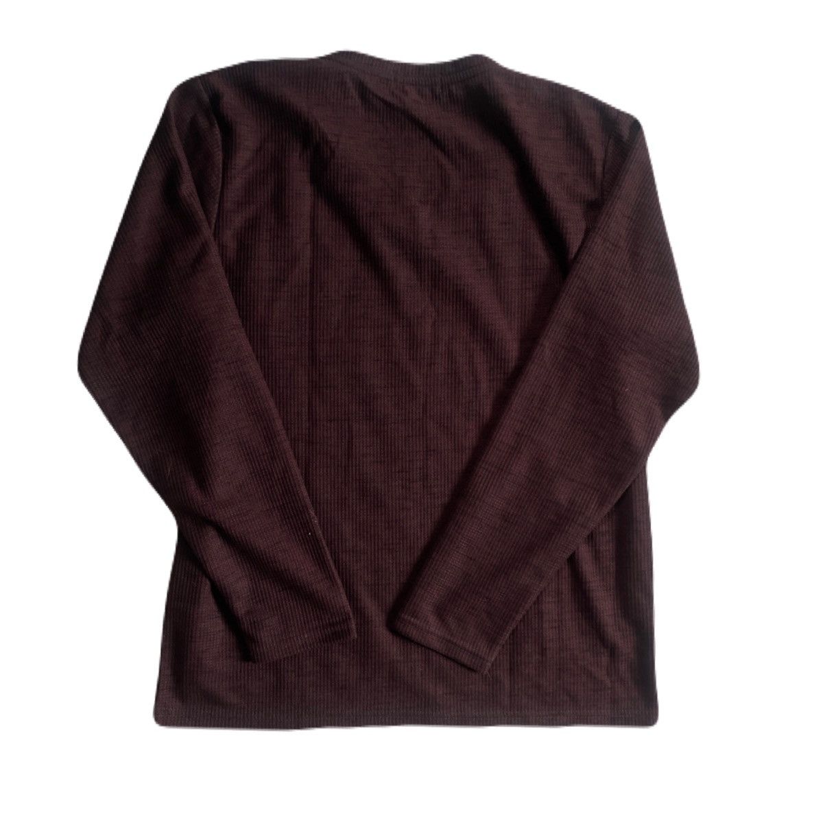 2000s Japanese archive Vkei Button V-Neck Long Sleeve Tee
