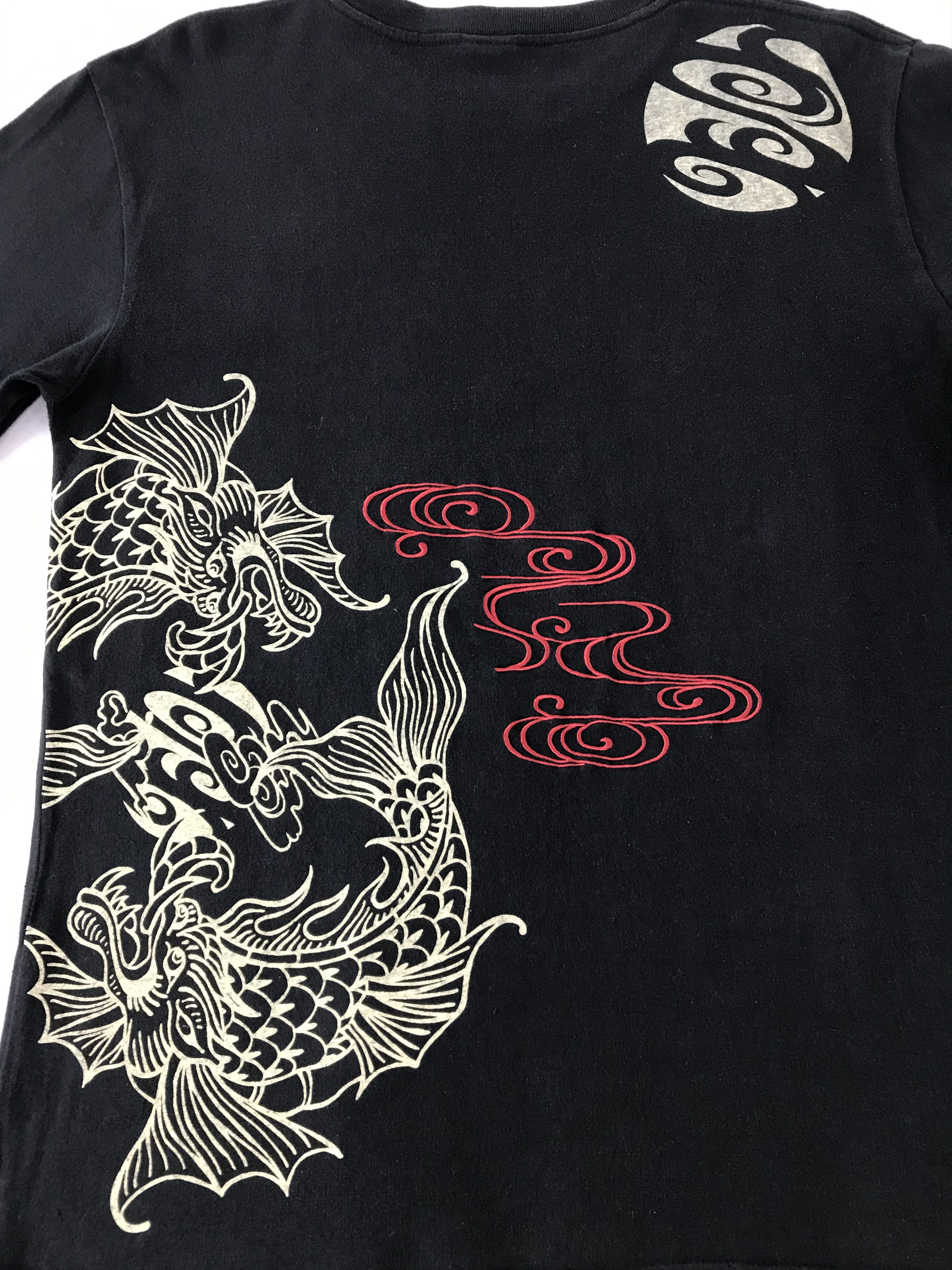 Japanese Brand Generate Printed Fish Dragon Big Logo Design Long Sleeve Size US M / EU 48-50 / 2 - 6 Thumbnail