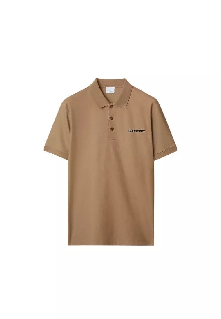 Burberry o1w1db10326 Hartford Polo Shirt in Camel Size US L / EU 52-54 / 3 - 1 Thumbnail