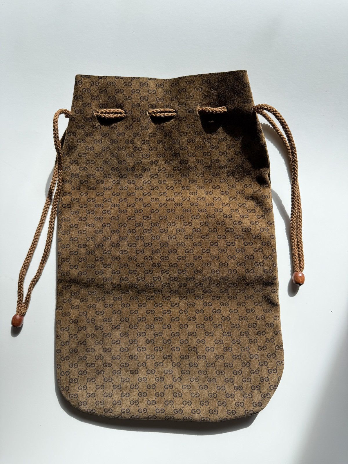 Gucci Vintage Gucci Micro GG Suede Bottle Bag — Original Box Size ONE SIZE - 2 Thumbnail