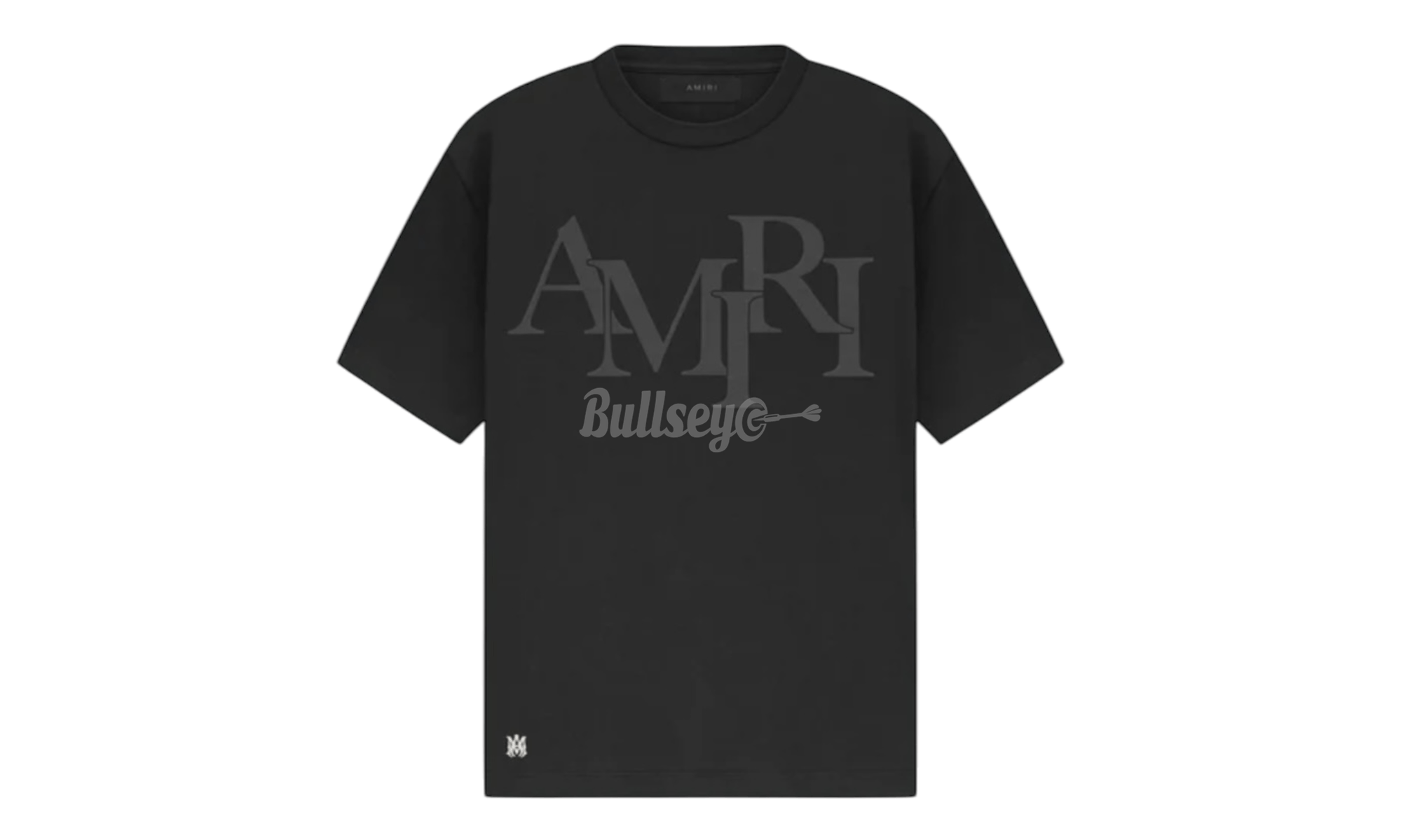 Amiri Staggered Logo Black/Black T-Shirt Size US XL / EU 56 / 4 - 1 Preview
