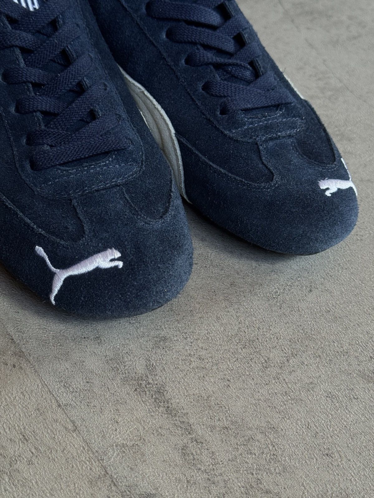 Puma Puma Speed Cat Suede Leather Blue White Sneakers Size US 7.5 / EU 40-41 - 5 Thumbnail