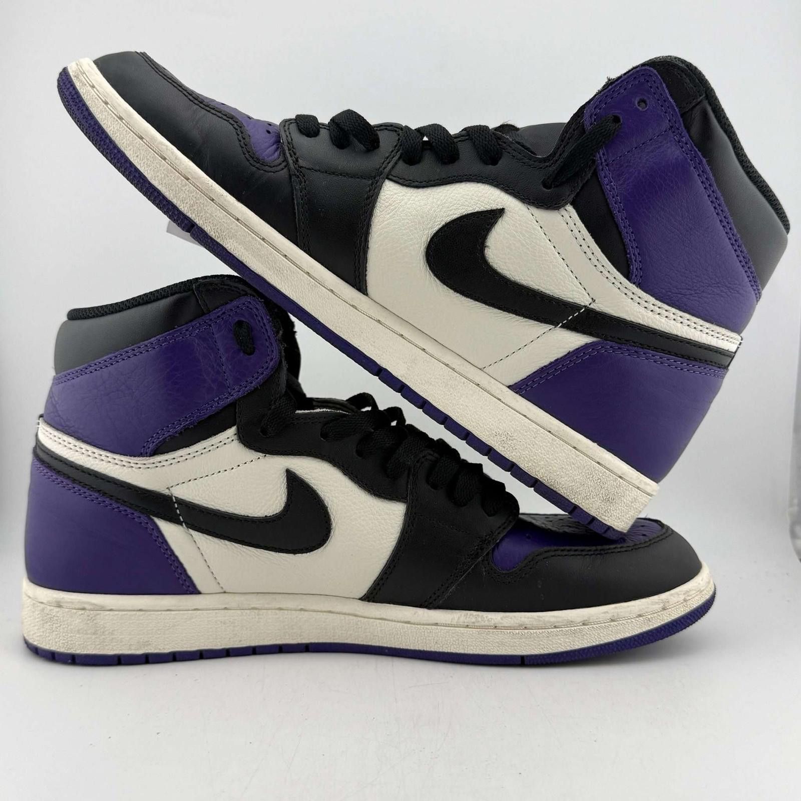 Nike Air Jordan 1 Retro Court Purple 11 Used with Box 555088-501 Size US 11 / EU 44 - 8 Thumbnail