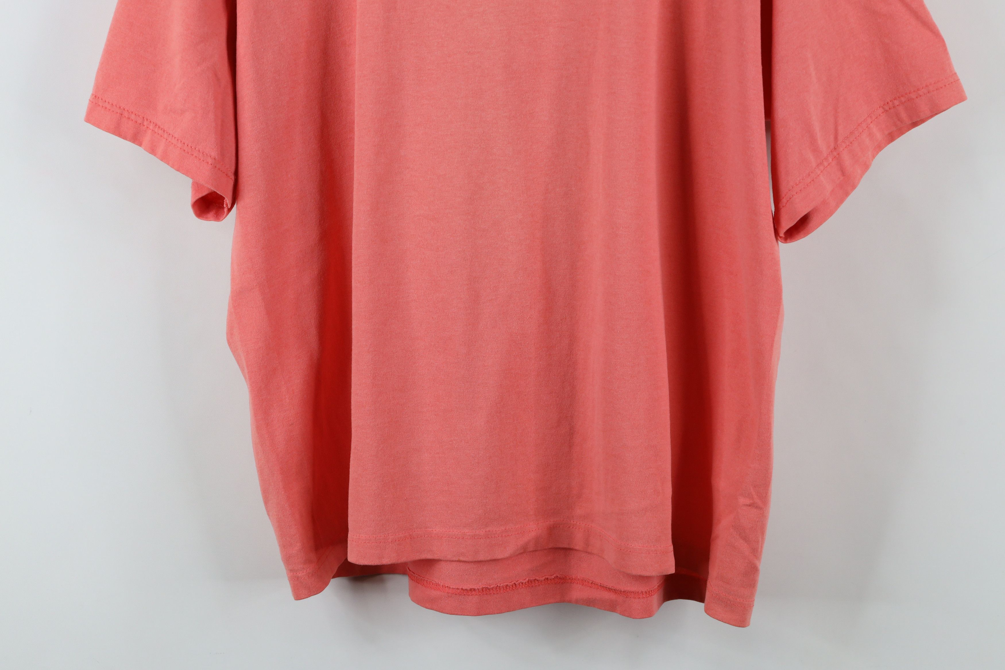 Vintage Vintage 90s Streetwear Cotton Pocket T-Shirt Pink USA Size L / US 10 / IT 46 - 13 Thumbnail